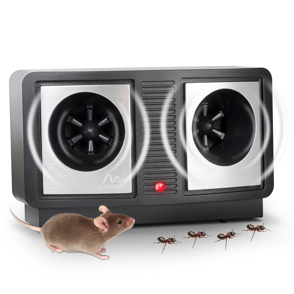 Gardigo Ultraschall-Tierabwehr »Mäuse-Ameisen-Abwehr Dual«
