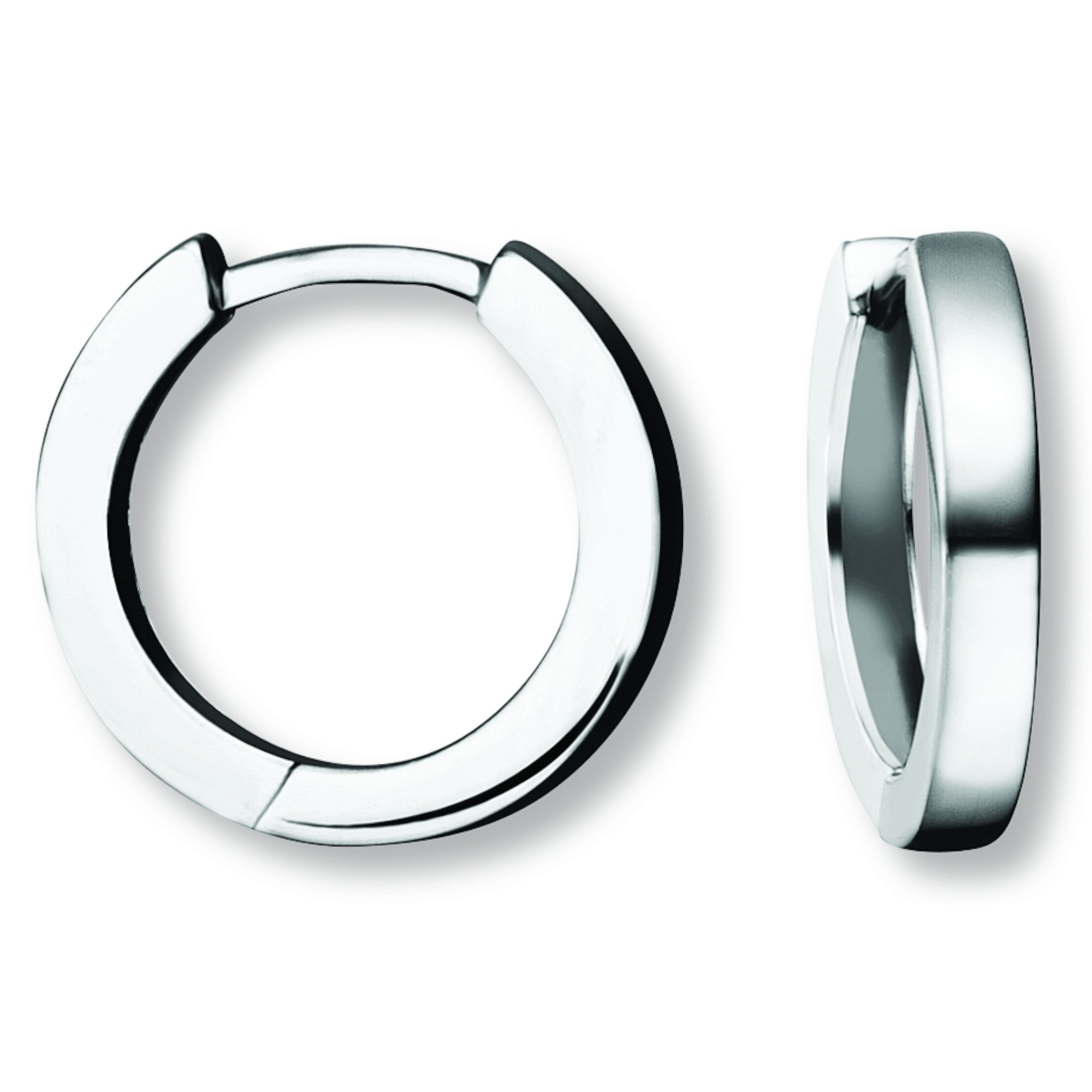 Paar Creolen ONE ELEMENT "Ohrringe Creolen aus 925 Silber Ø 14,8 x 2,4 mm", silber, Ohrringe, Damen, Damen, Silber 925 (Sterlingsilber), Klassisch & stilvoll – ein Begleiter für viele Anlässe