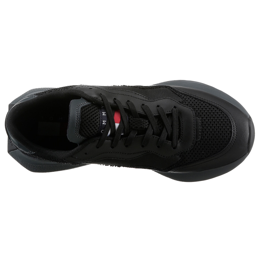 Tommy Jeans Sneaker »TJM RUNNER MIX MATERIAL«, mit Logoschriftzug, Freizeitschuh, Halbschuh, Schnürschuh