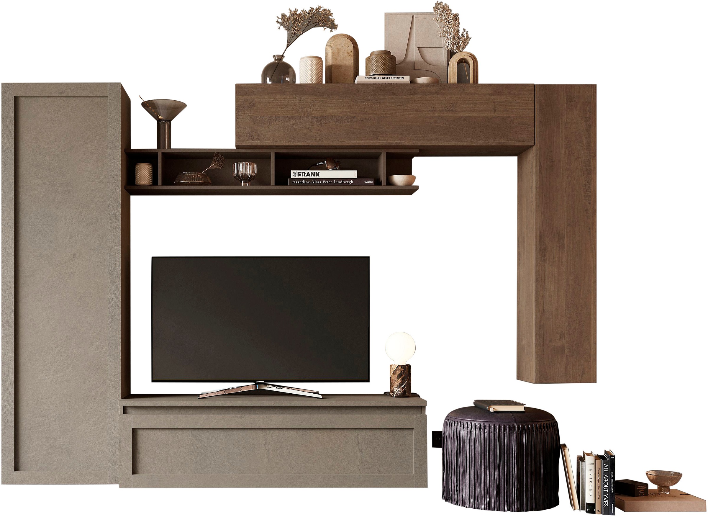 Home affaire Wohnwand "Infinity, 5tlg. Breite 280 cm, Schrankwand, Anbauwan günstig online kaufen