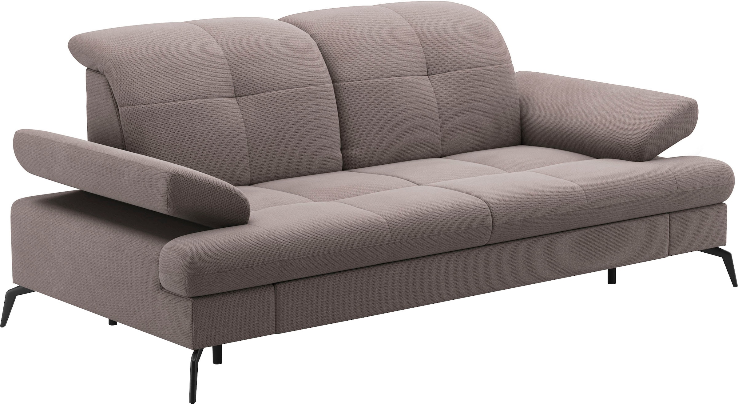 sit&more 2,5-Sitzer »Amica, inkl. Sitztiefenverstellung und Armteilverstellung«, wahlweise mit Kopfteilverstellung und Bettfunktion