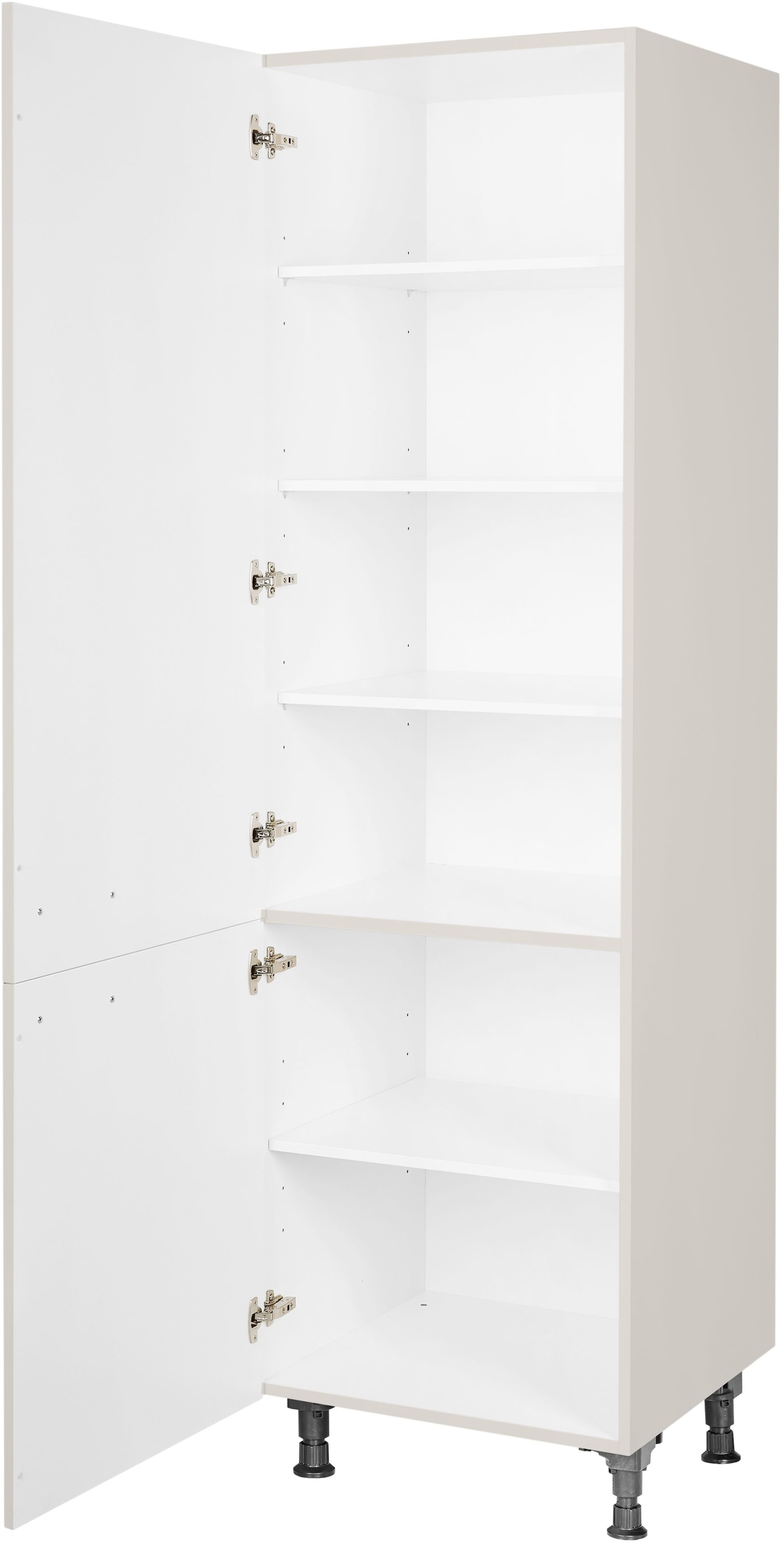 nobilia® Vorratsschrank »"Flash", Ausrichtung wählbar, mit zwei Türen, vormontiert,« Breite/Höhe: 60/216,6 cm