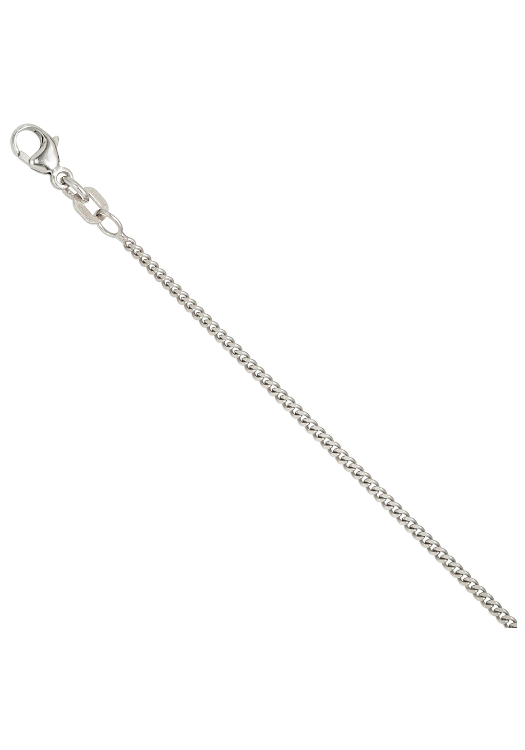 JOBO Silberkette, Panzerkette 925 Silber 38 cm 1,7 mm
