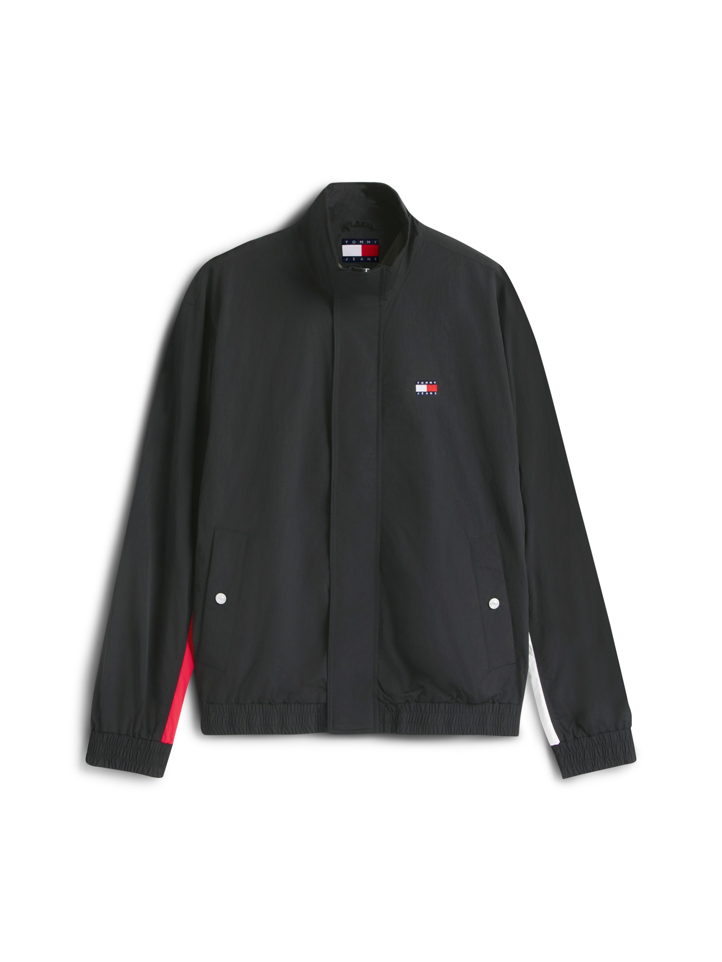 Tommy Jeans Windbreaker »TJM HERITAGE FLAG« ohne Kapuze Regular fit mit Stehkragen und Markenprint