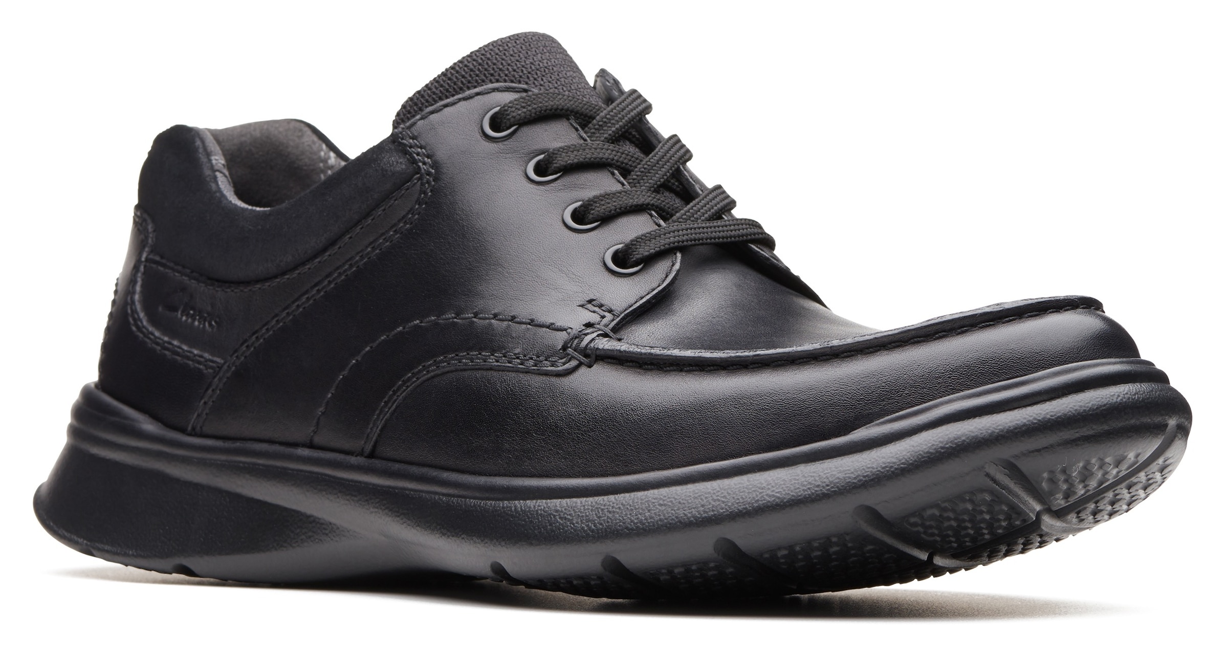 Clarks Schnürschuh "Cotrell Edge", Komfortschuh, Halbschuh mit gepolstertem günstig online kaufen
