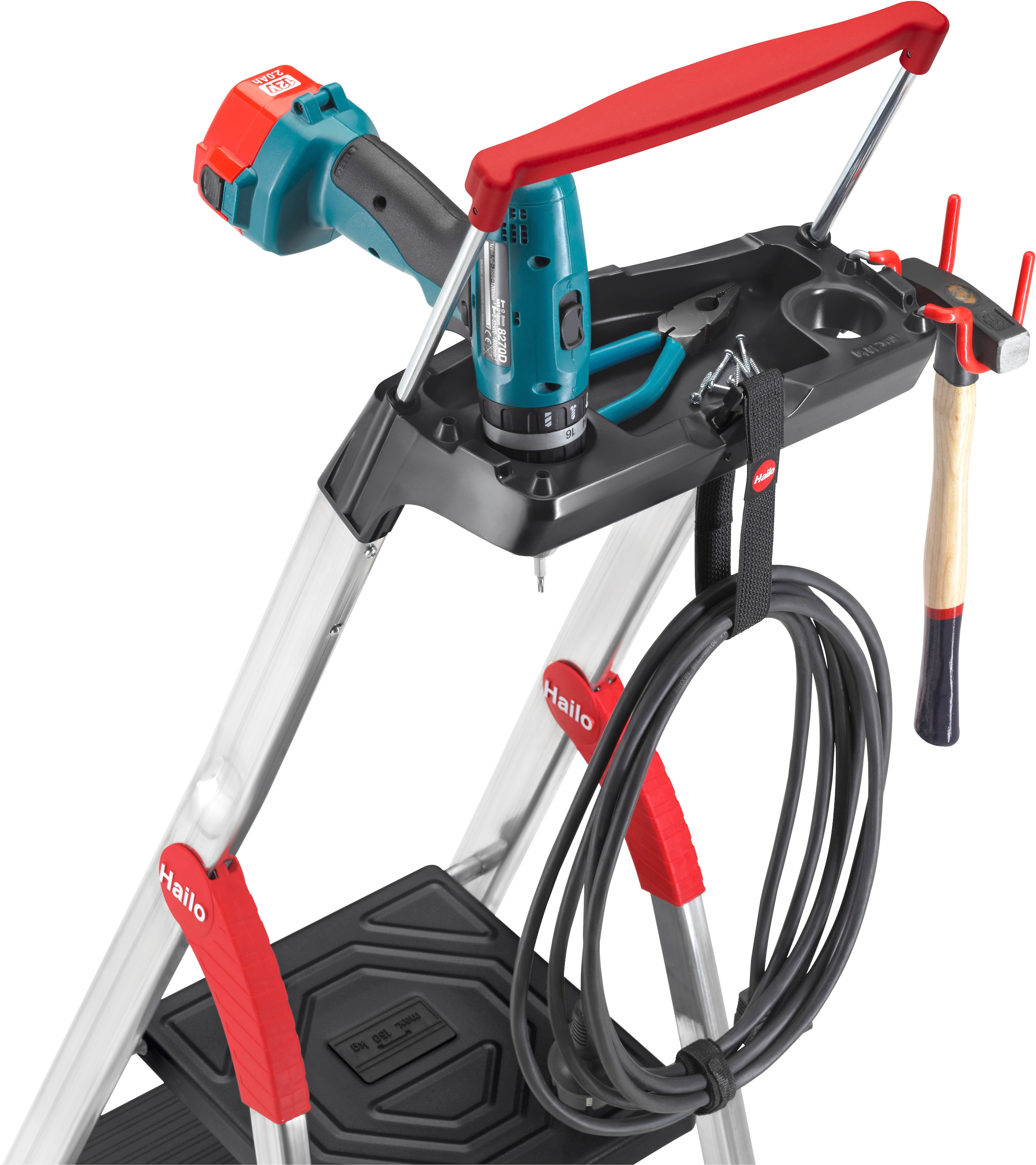 Hailo Stehleiter »L100 TopLine« Alu-Sicherheits-Stehleiter  5 Stufen