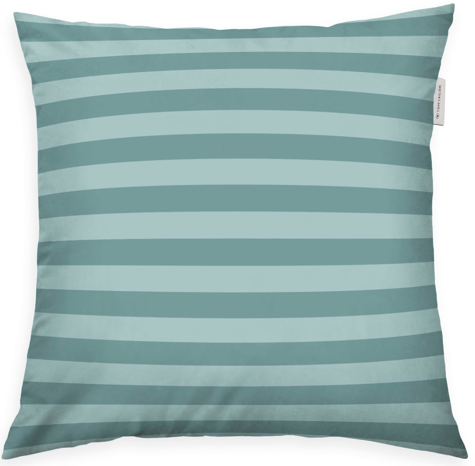 Thumbnail - TOM TAILOR HOME Kissenhülle "new bedroom, MEDIUM STRIPES, 40x40cm oder 40x80cm" mit farbigem Markenreißverschluss
