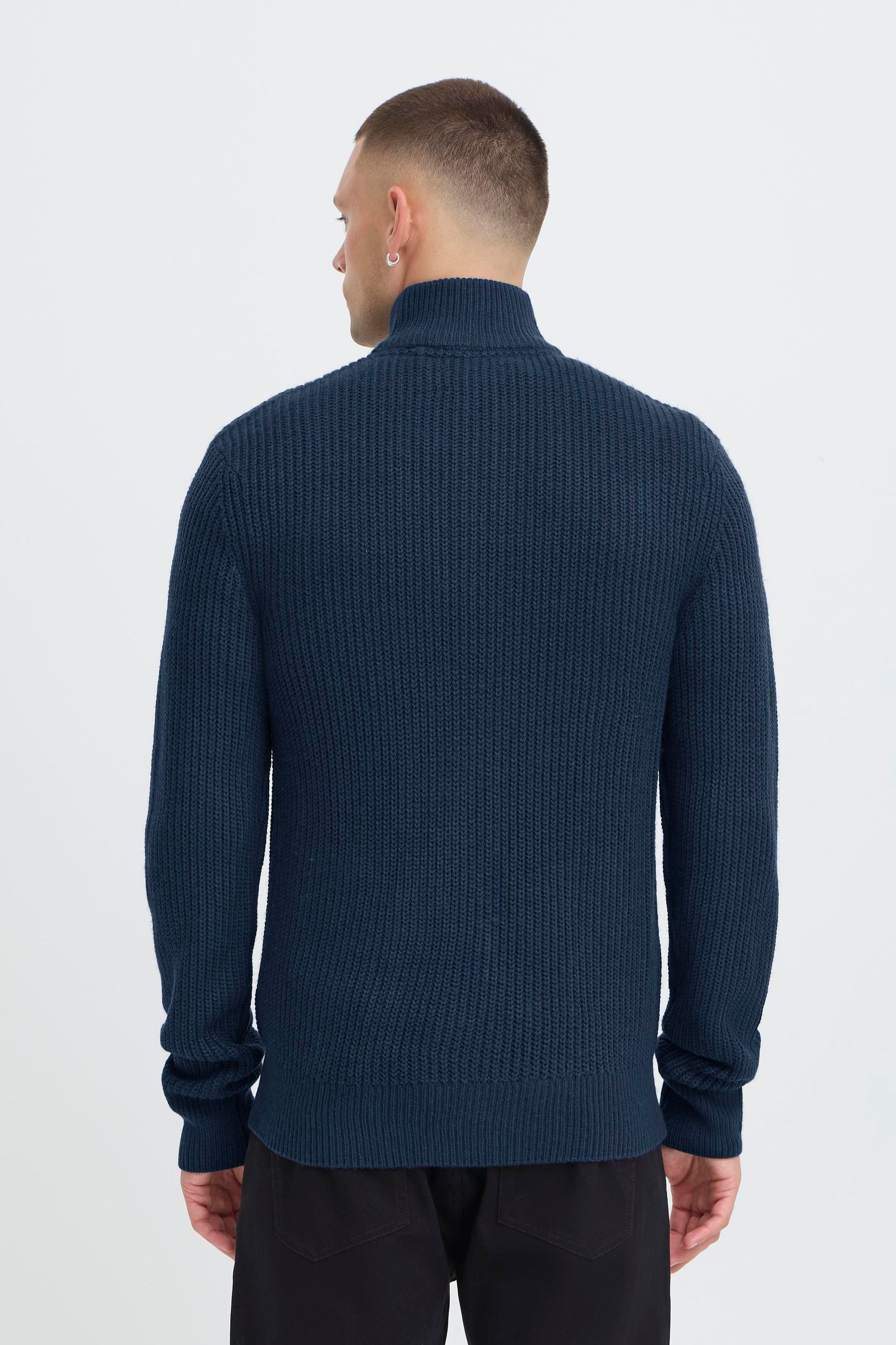 Blend Strickjacke »BHMRibes« Schicke Zip-Jacke mit Eingrifftaschen