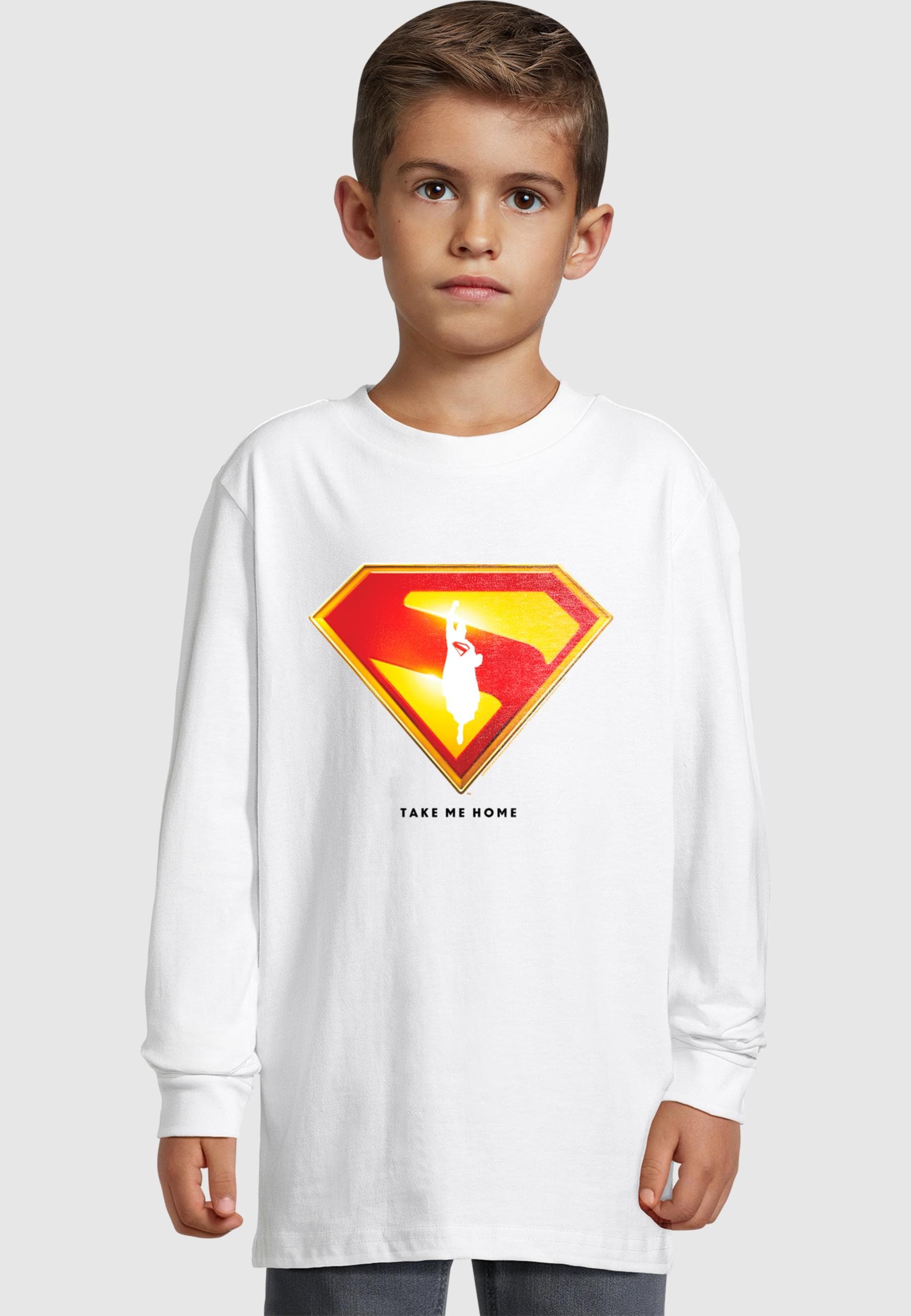 ABSOLUTE CULT Longsleeve »ABSOLUTE CULT Kids Superman Logo Take Me Home Longsleeve«, (1 tlg.)