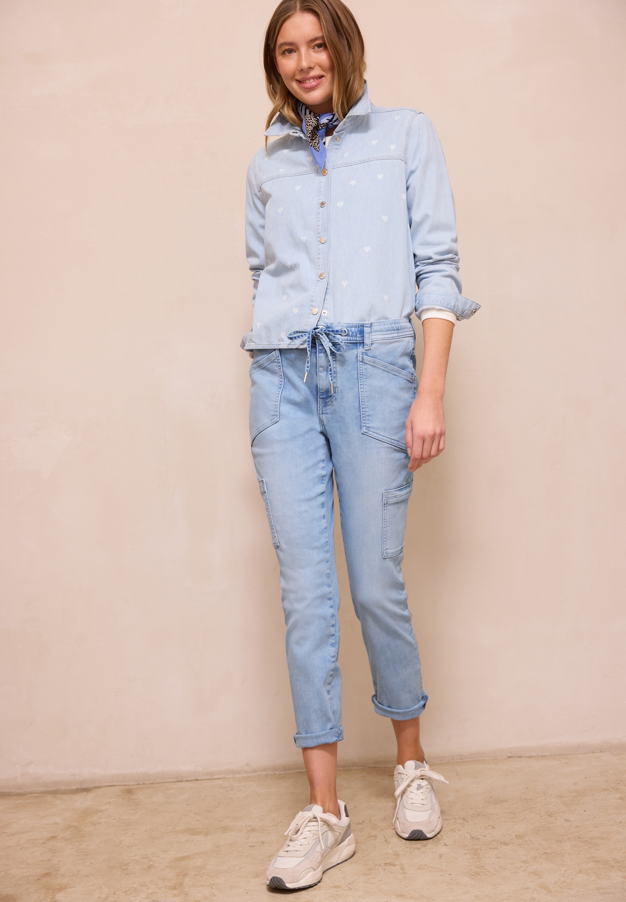 STREET ONE STUDIO Comfort-fit-Jeans Middle Waist