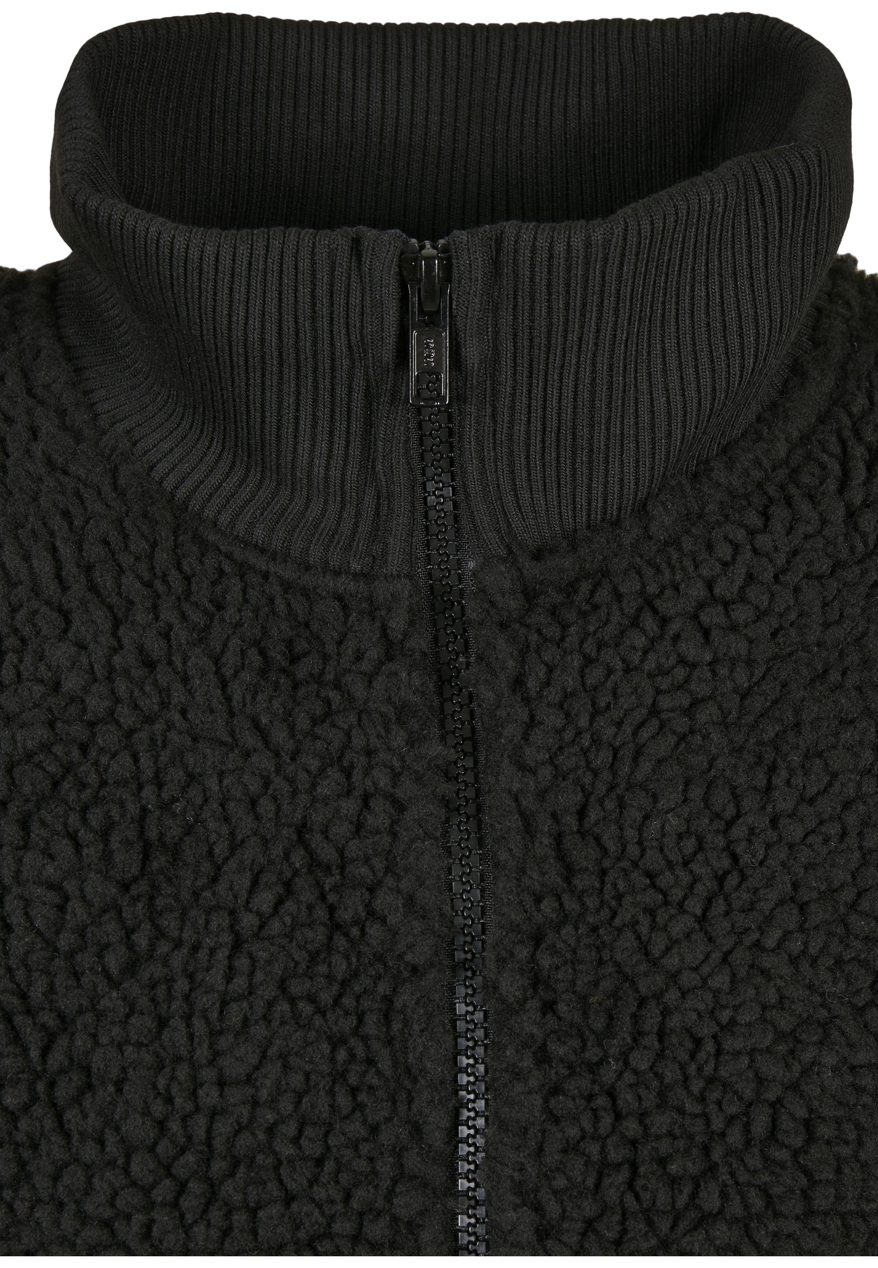 URBAN CLASSICS Winterjacke »Urban Classics Herren Boxy Sherpa Jacket« 1 Stk. tlg. ohne Kapuze