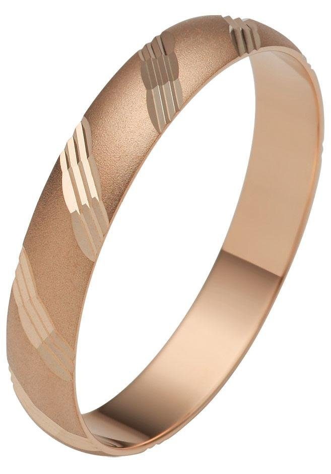 Firetti Trauring »Schmuck Geschenk Gold 375 Hochzeit Ehering "LIEBE"«, Made in Germany, wahlweise mit oder ohne Brillanten