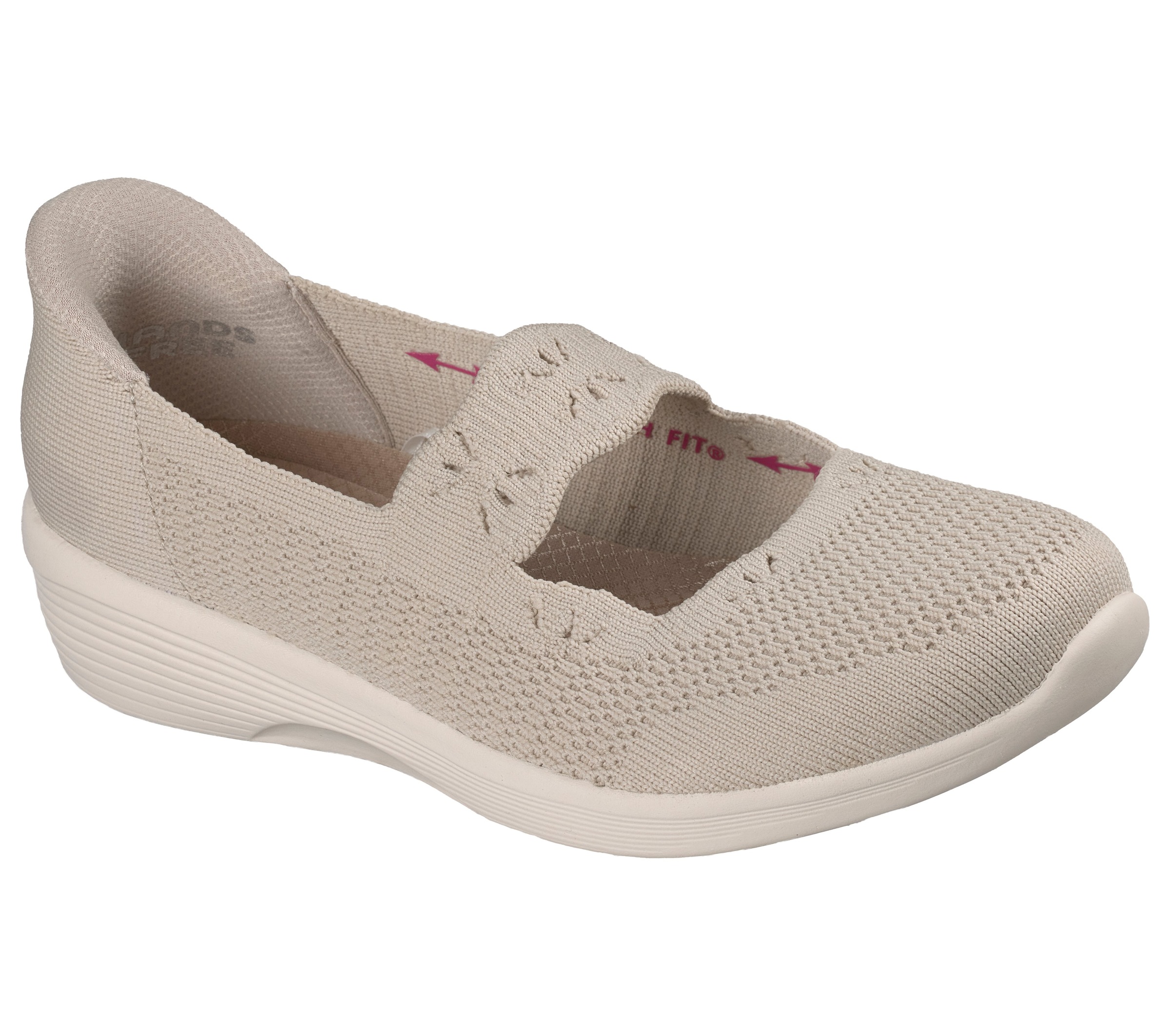 Skechers Ballerina »ARYA«  Freizeitschuh, Schlupfschuh mit Handsfree Slip-Ins Funktion
