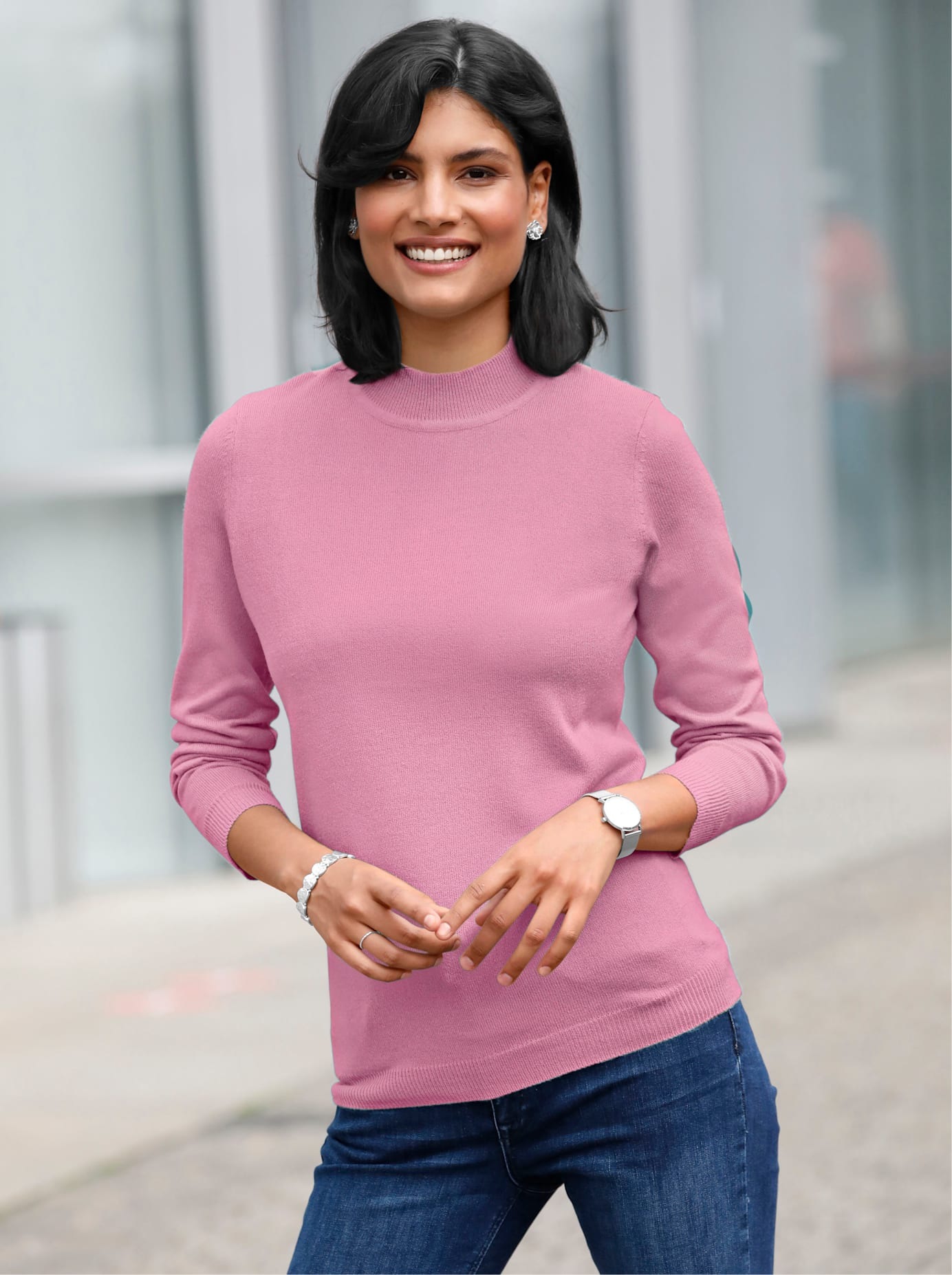 Classic Basics Stehkragenpullover "Pullover" günstig online kaufen