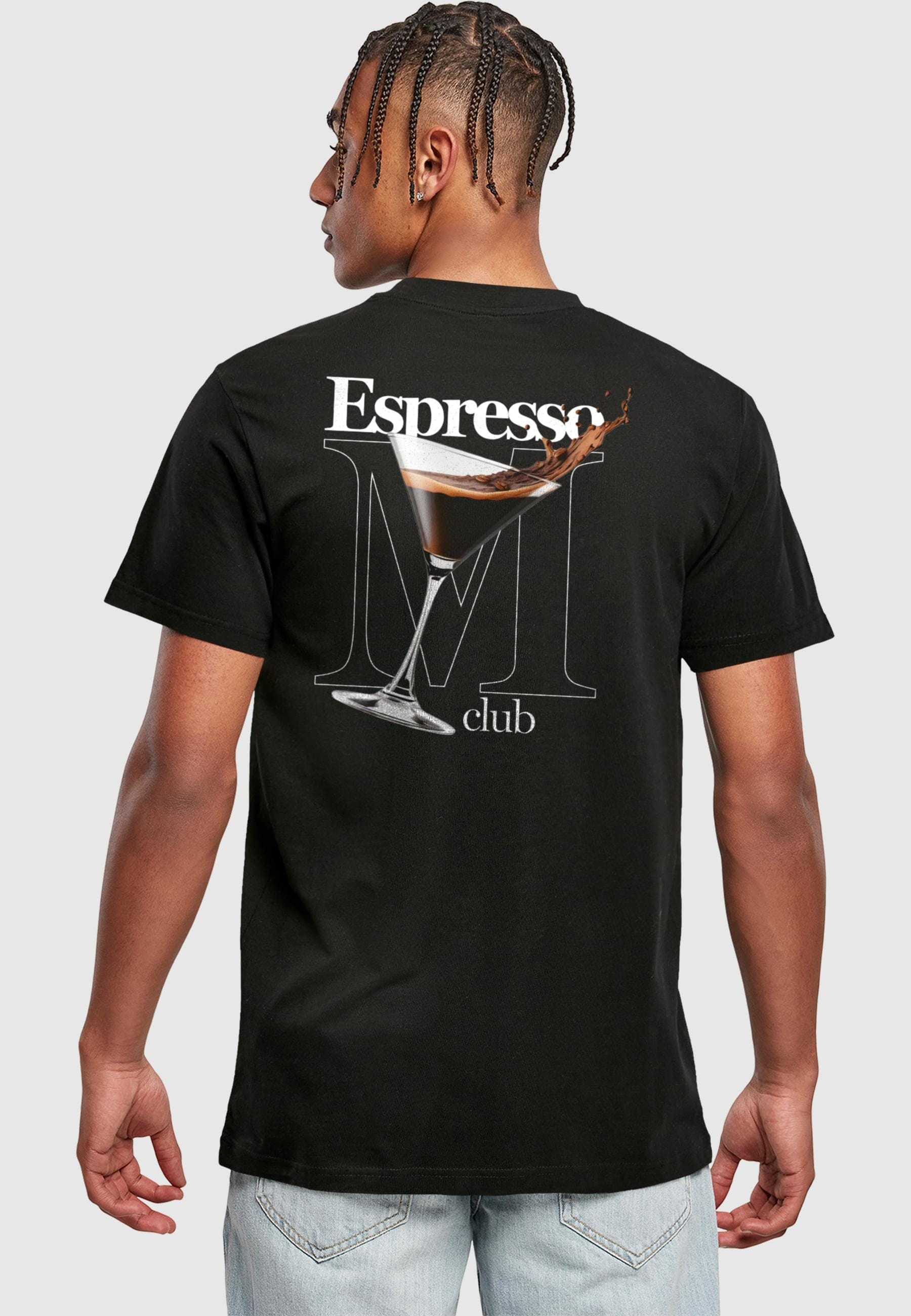 MisterTee T-Shirt »MisterTee Herren Espresso M Club Tee«, (1 tlg.)