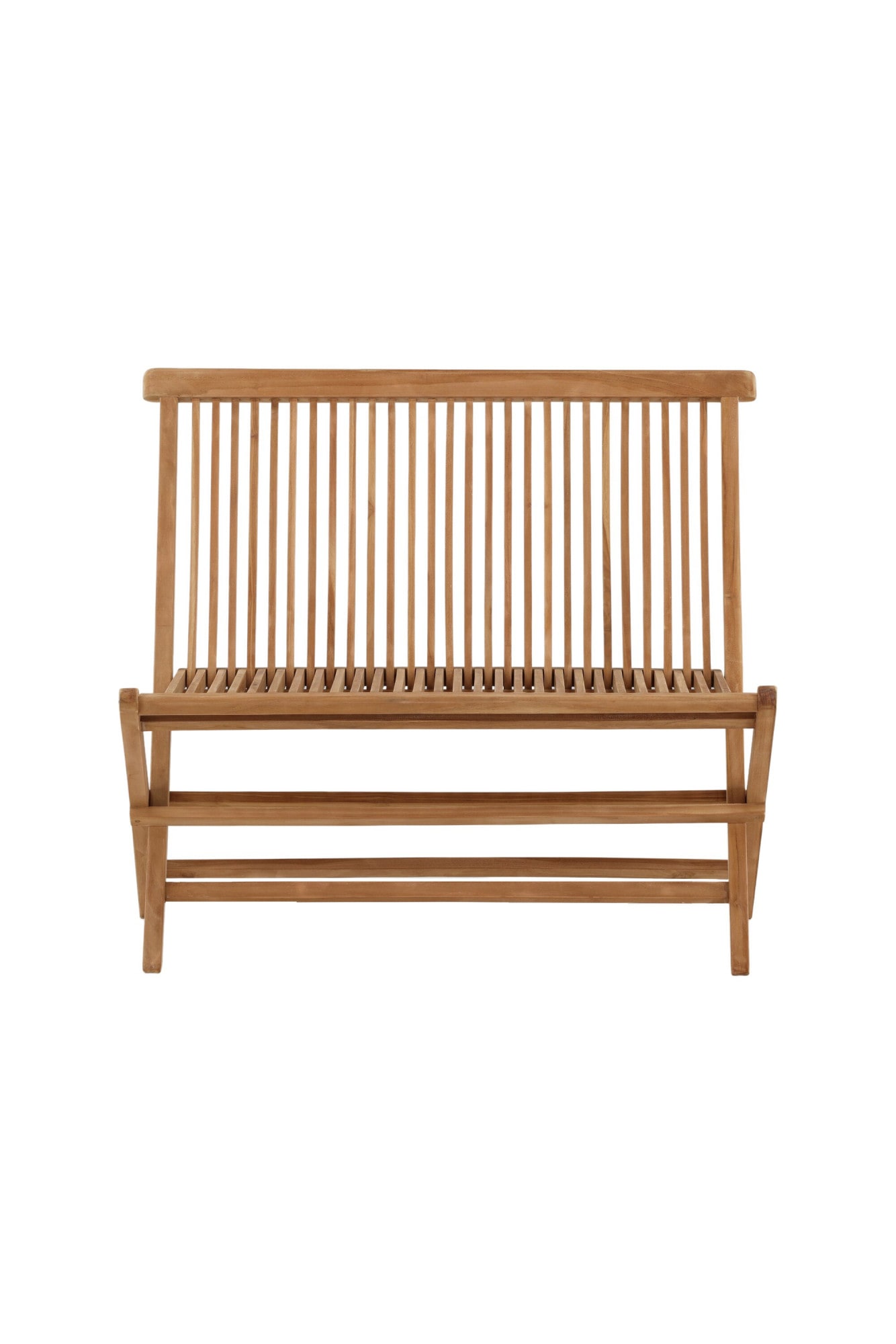 Venture Home Gartenlounge-Bank »Ghana, robuste Holzbank für hohen Sitzkomfort« Sitzbank minimalistisch, Teakoptik, komfortabel