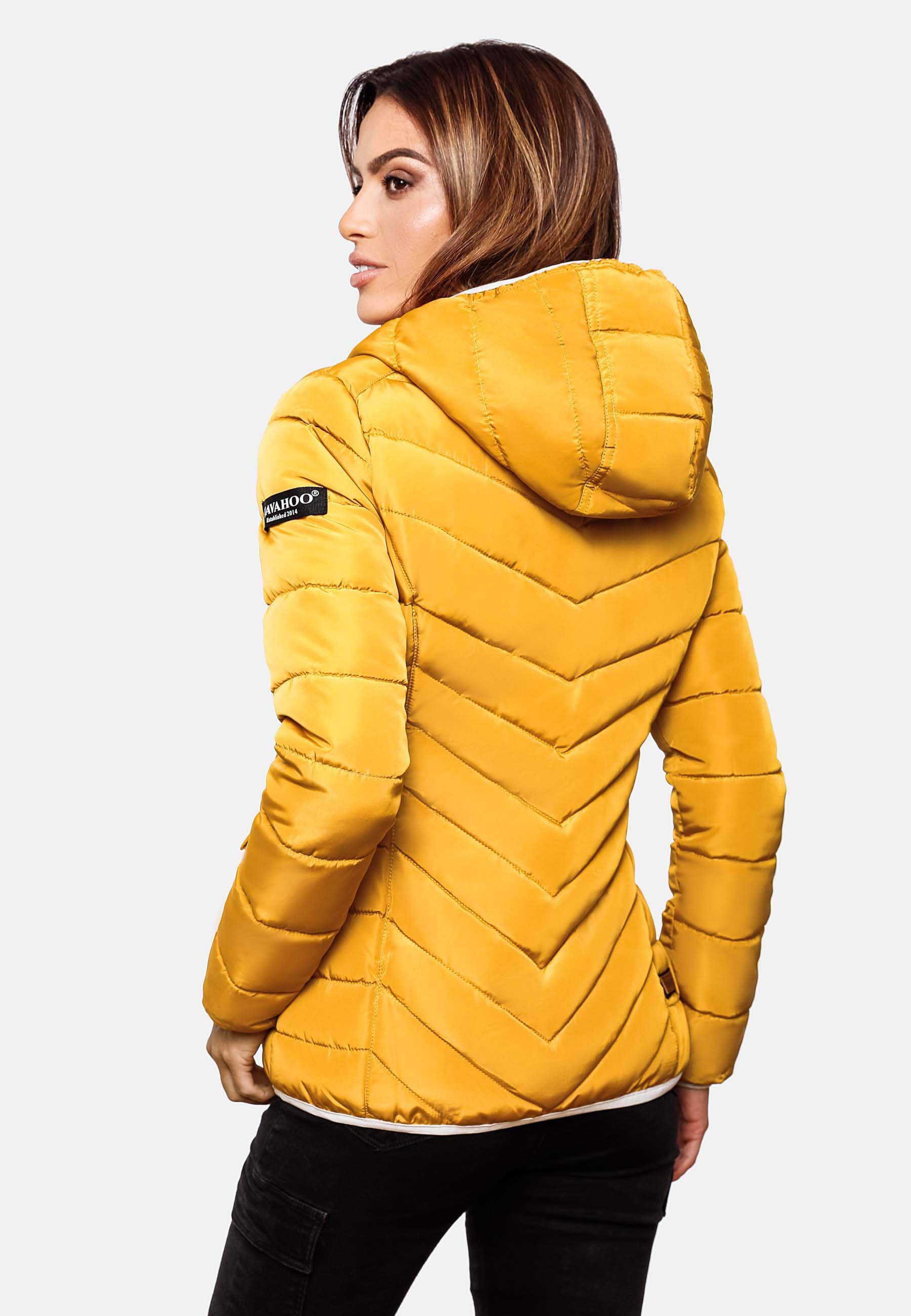 Navahoo Steppjacke »Elva«, mit Kapuze, stylische Damen Winterjacke mit Kapuze
