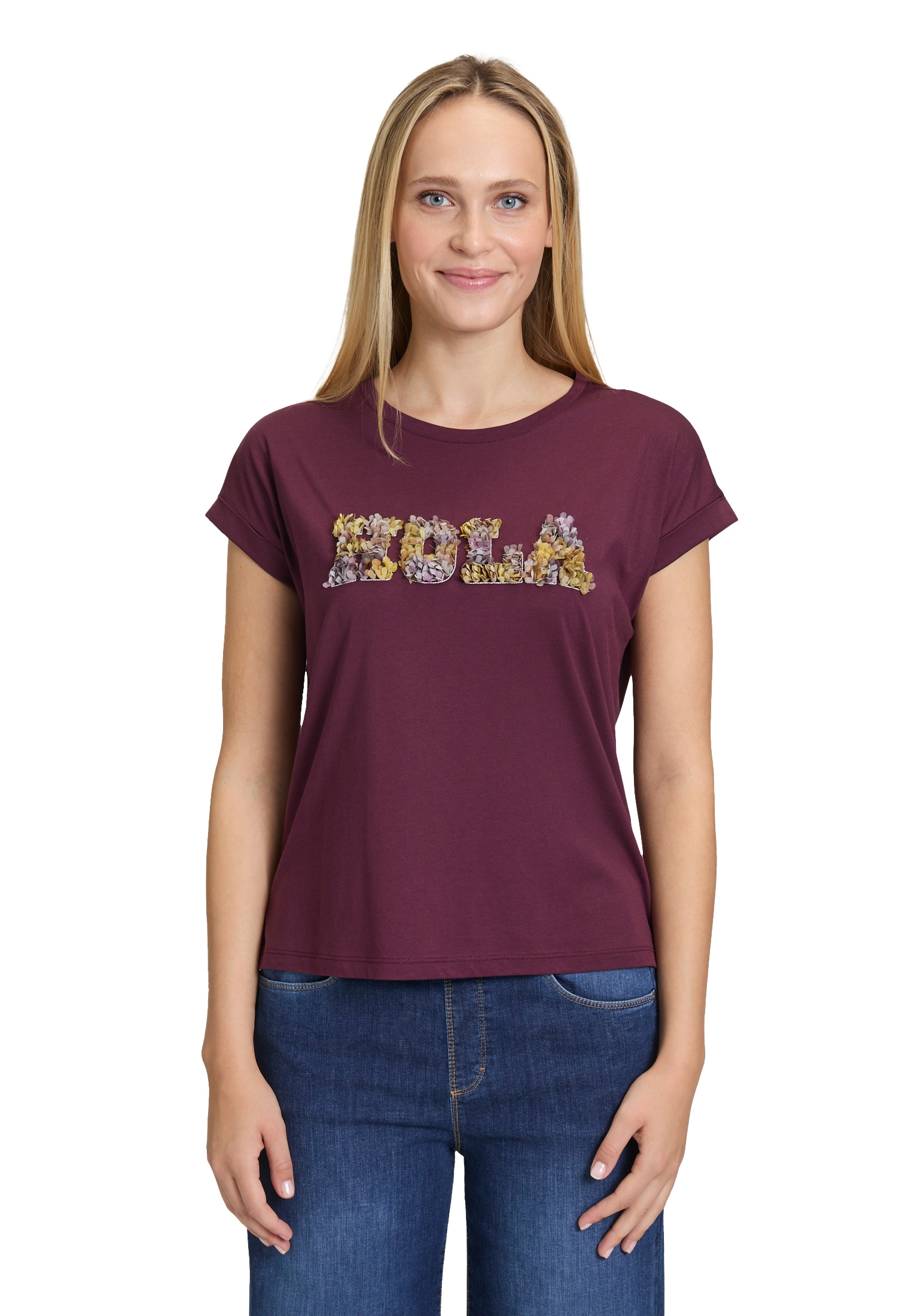 Cartoon Kurzarmshirt "Cartoon Rundhals-Shirt mit Ärmelaufschlag", (1 tlg.) günstig online kaufen