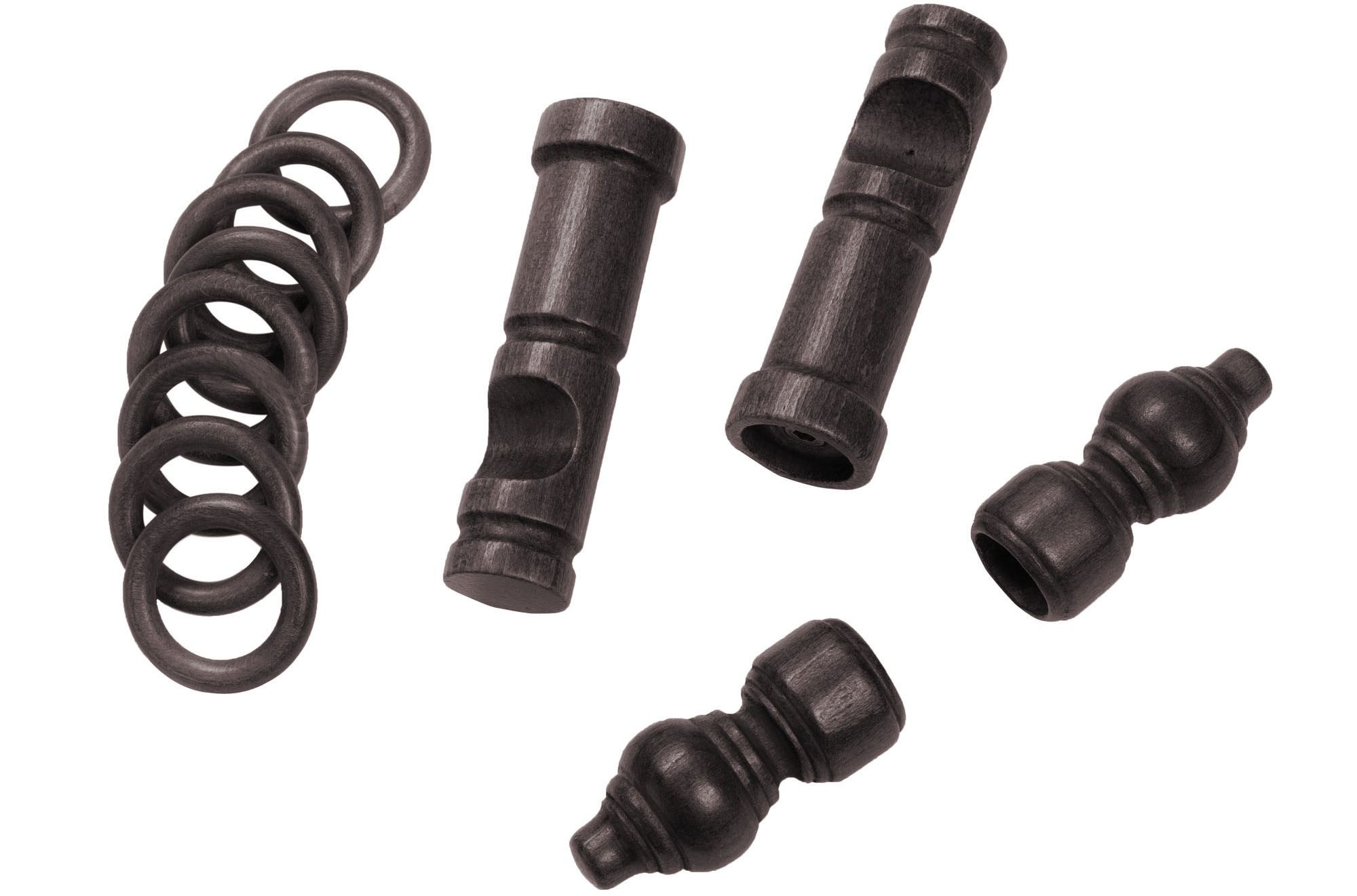 SN DECO GROUP Gardinenstange »Filigrano« 1 läufig-läufig Fixmaß 28 mm, Holz, verschiedene Längen und Farben, Komplettset