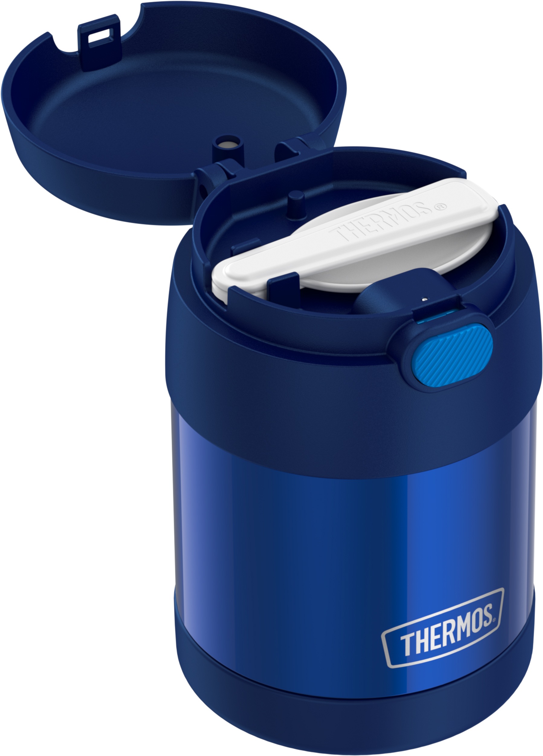THERMOS Thermobehälter »FUNTAINER FOOD JAR, Thermobehälter für Essen, spülmaschinenfest«, (1 tlg.), 0,3l, 5h heiß & 7h kalt, dicht & auslaufsicher, mit klappbarem Löffel
