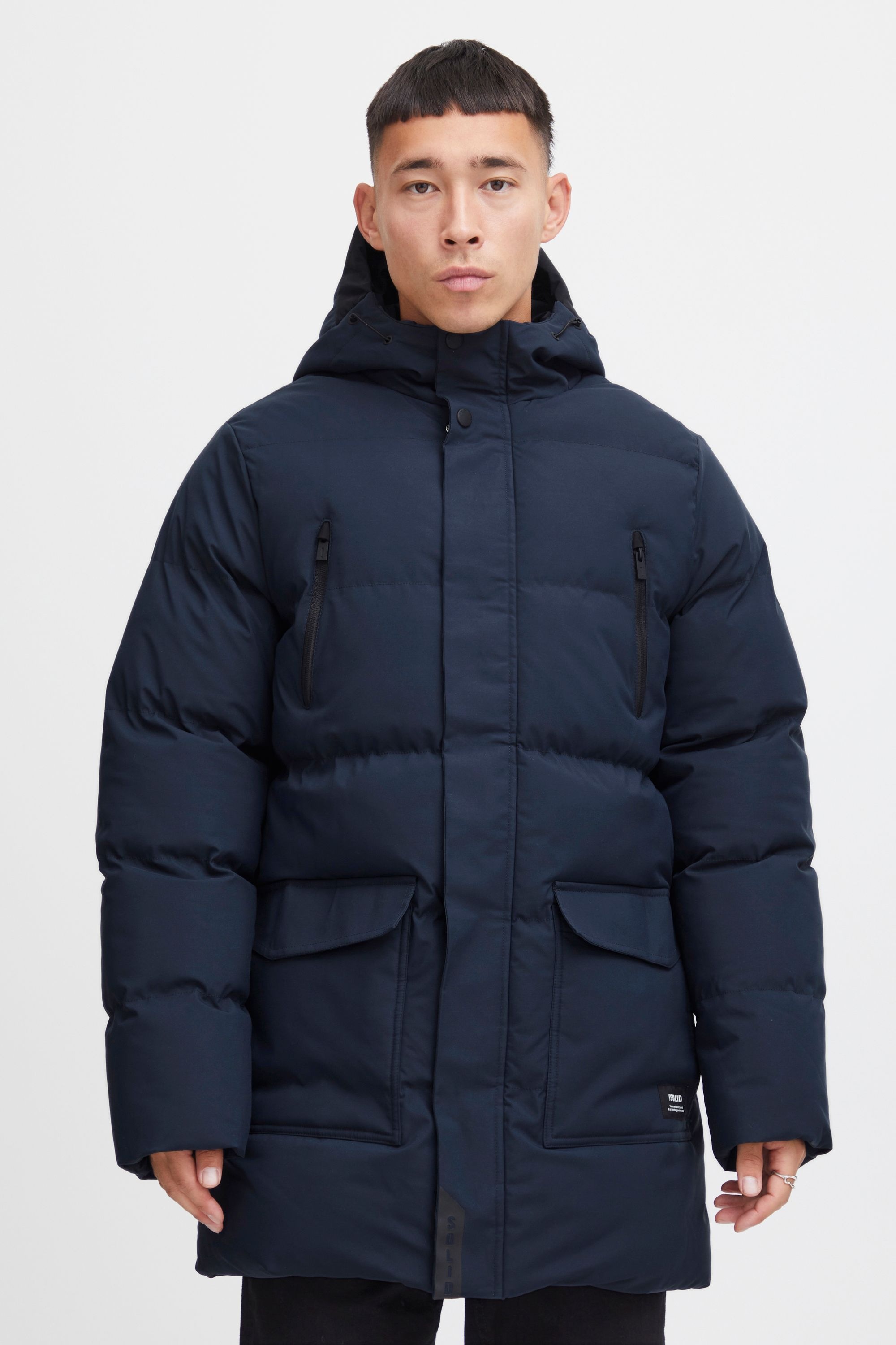 !solid Steppjacke SOLID "Steppjacke SDMiumo", Herren, Gr. L, blau (insignia blau), Obermaterial: 100% Polyester PES., Jacken Steppjacke 2