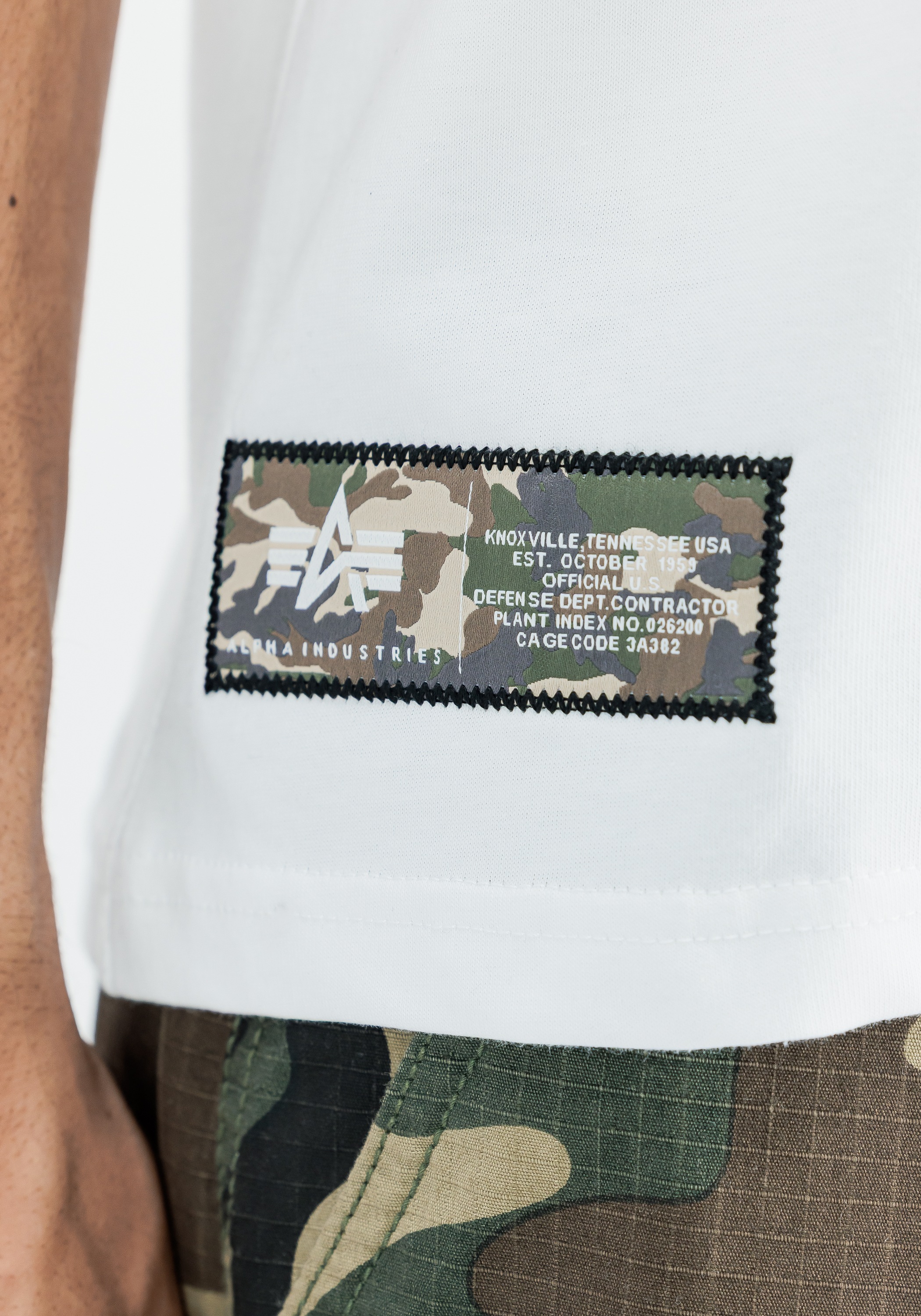 Alpha Industries T-Shirt »Camo Label Backprint T-Shirt«