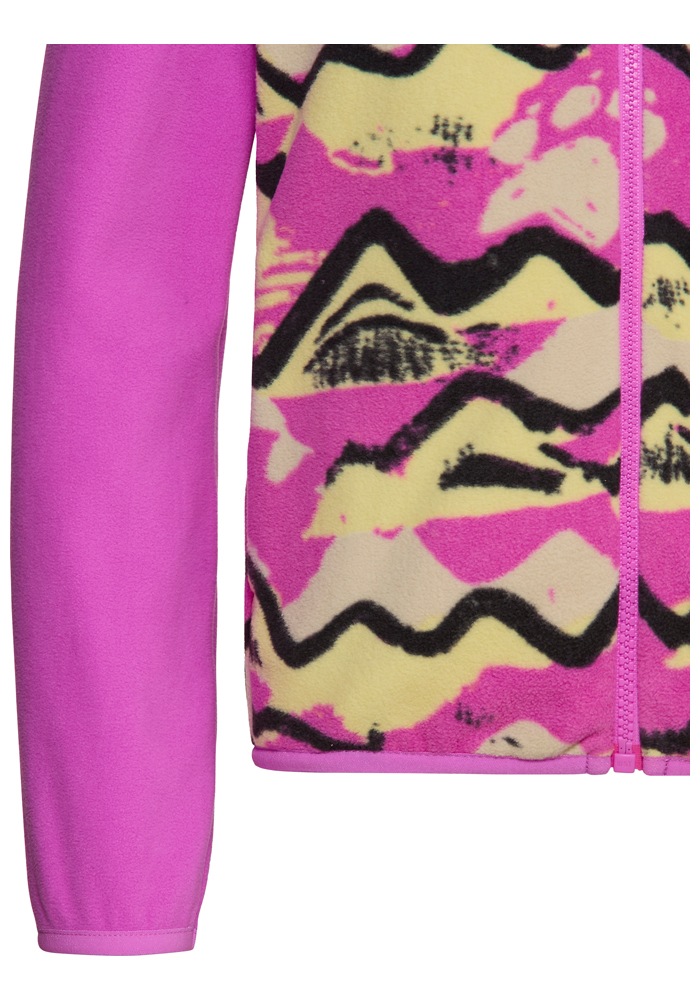 Jack Wolfskin Fleecejacke »PAW ERA 100 PRINT FZ K« Atmungsaktiv, leicht, Übergangsjacke