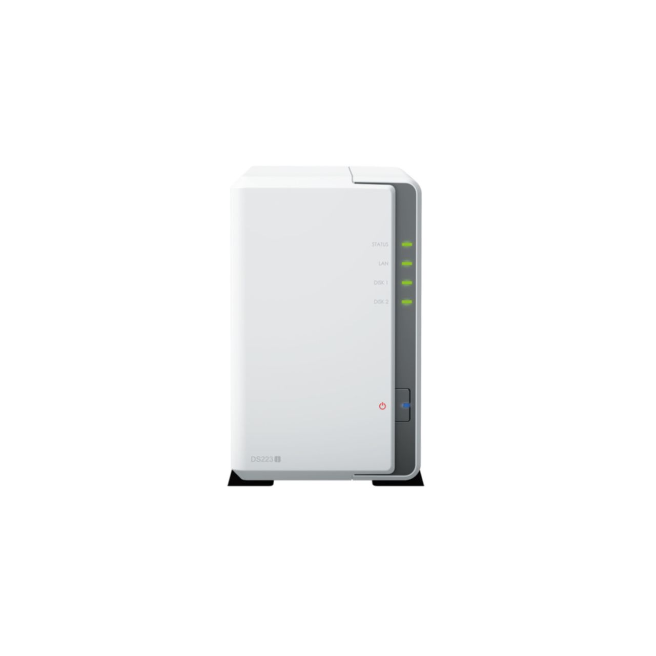 NAS-Server »S75-804 (Synology DS223j / 2-Bay 24TB mit 2x 12 TB WD Red Plus)«, Realtek...