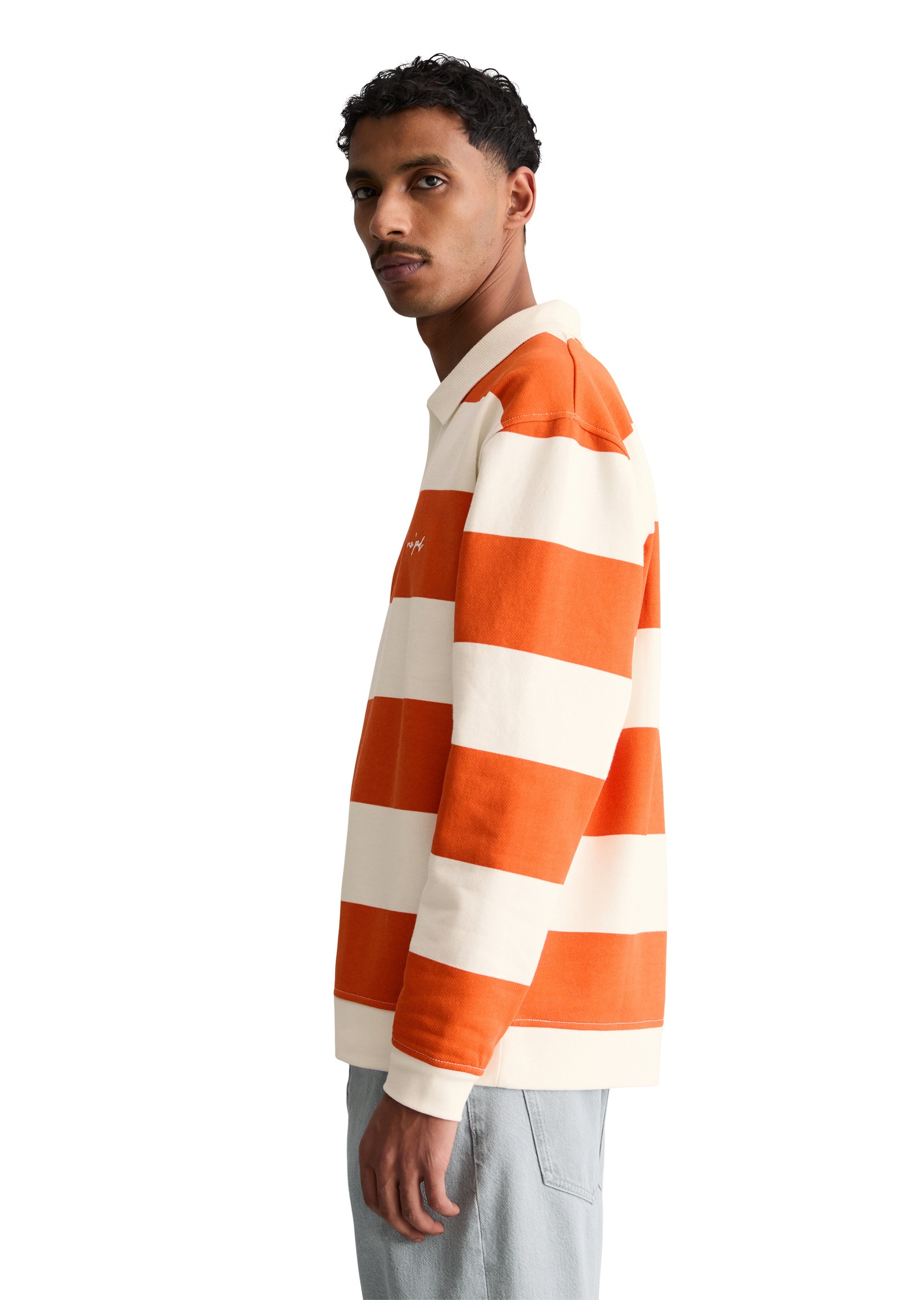 Marc OPolo DENIM Sweatshirt "mit gedrucktem Streifenmuster" günstig online kaufen