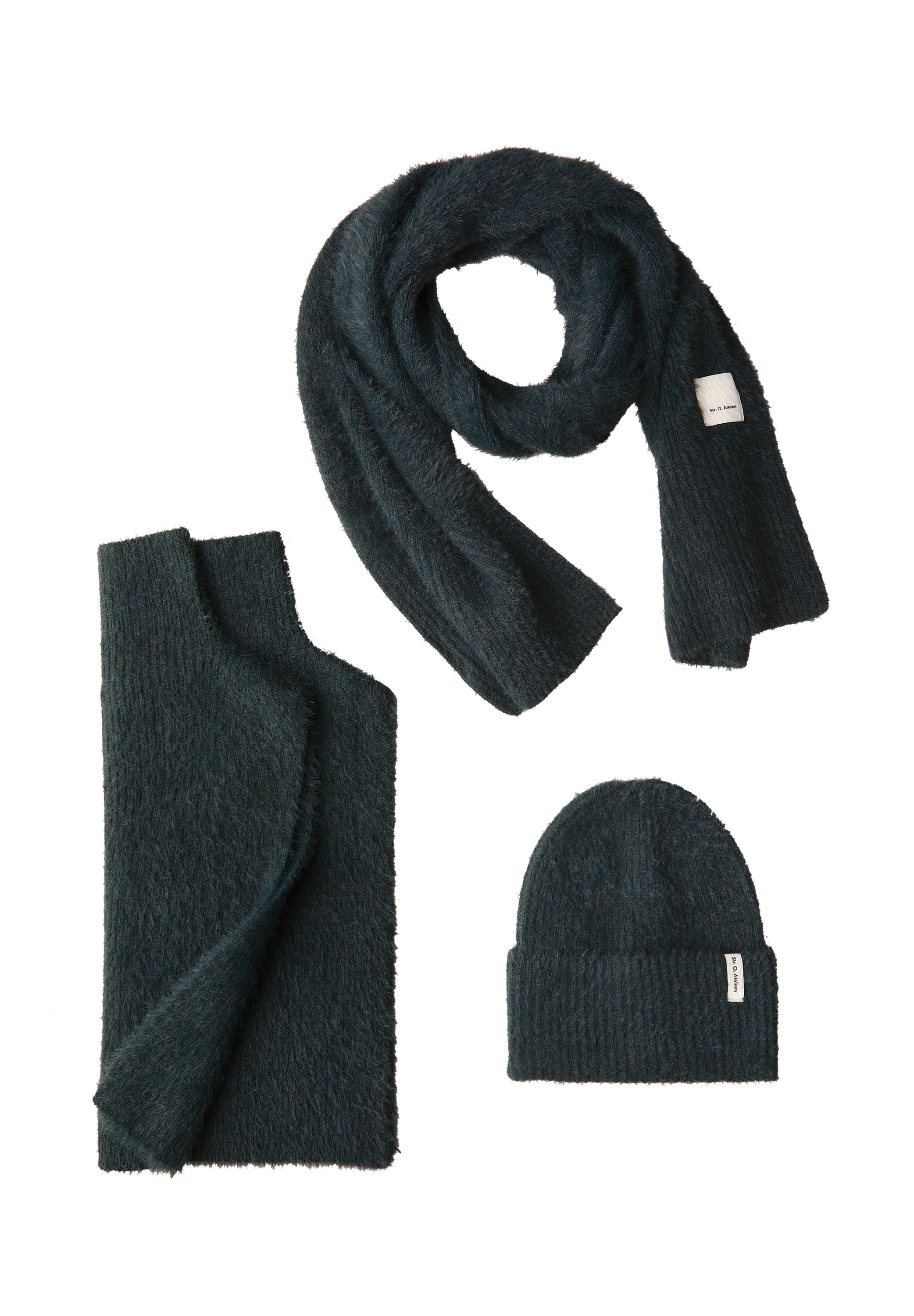 STREET ONE Strickcape, mit Federgarn
