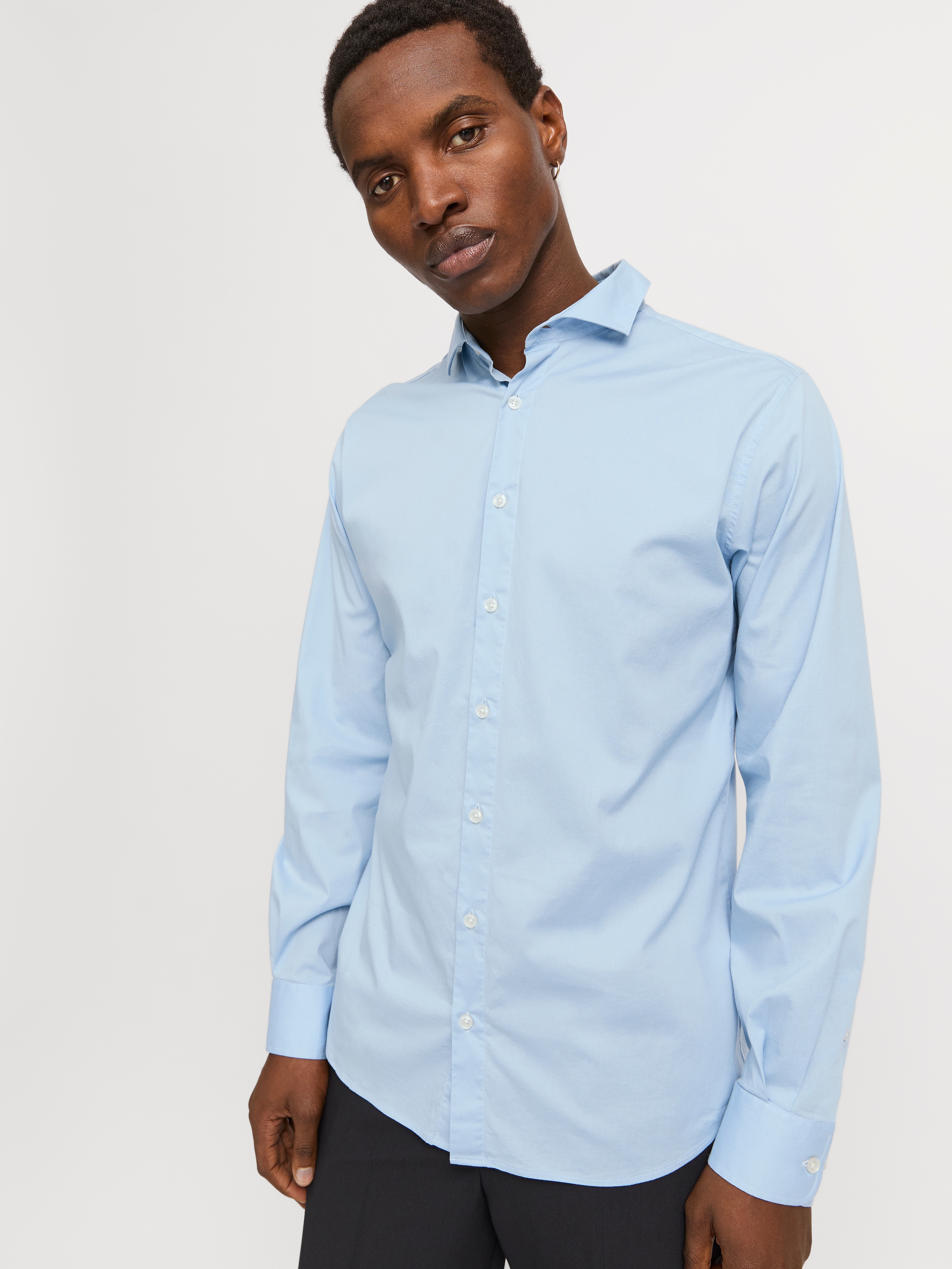 Jack & Jones Langarmhemd "JPRBLAJAXON mit Stretchanteil und stylischem Krag günstig online kaufen