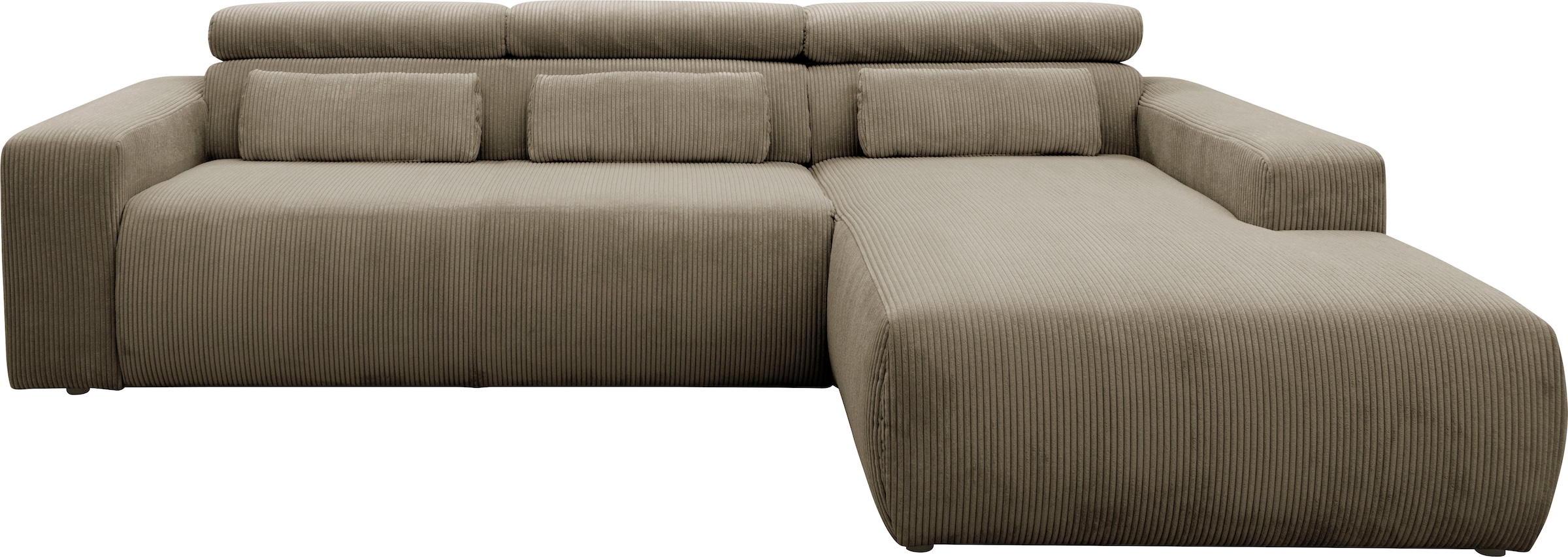 DOMO collection Ecksofa "Brandon B/T/H: 289/177/80 cm, belastbar bis 140kg/ günstig online kaufen