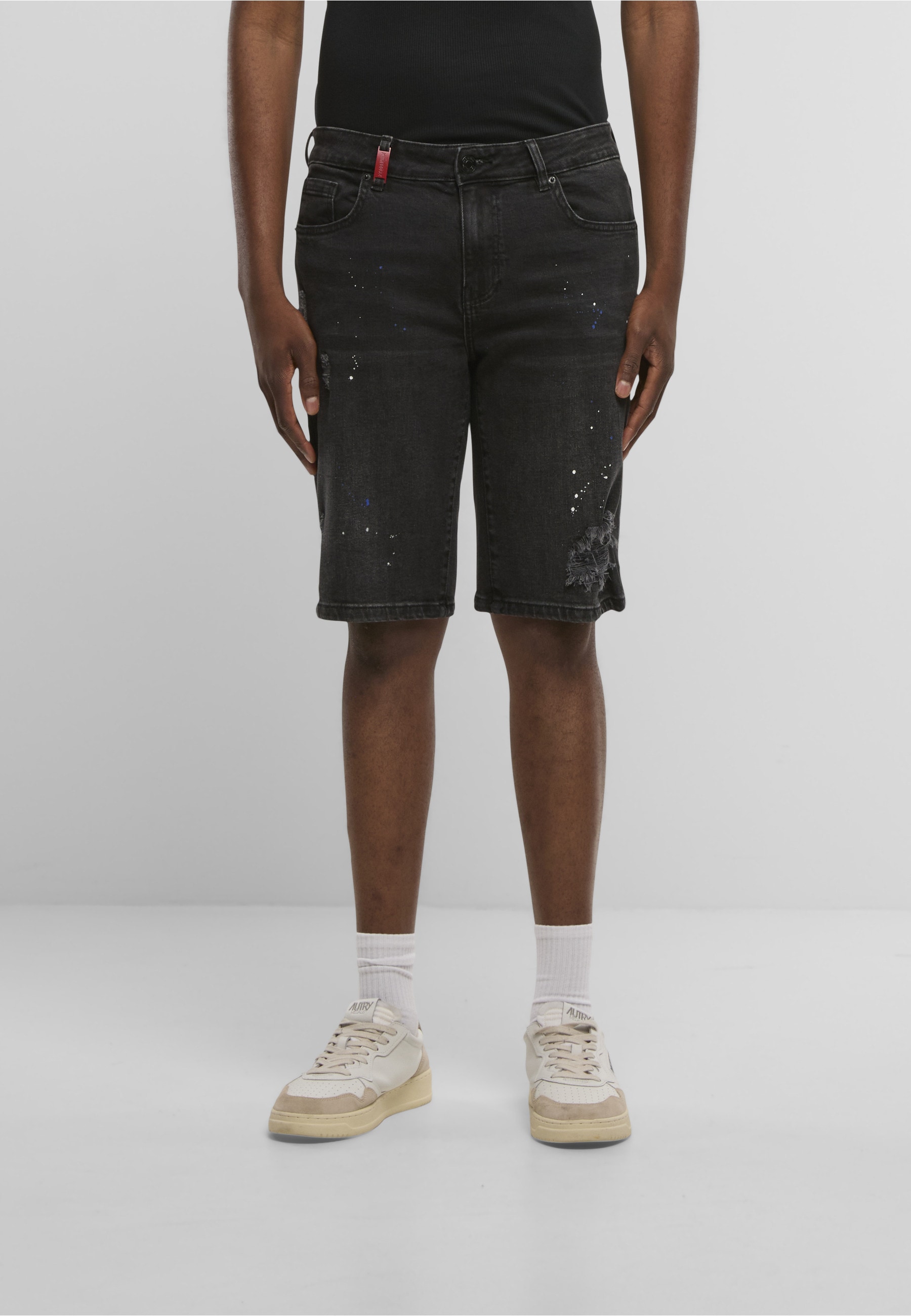 2Y Premium Shorts »2Y Premium Leonardo Ripped Slim Fit Shorts«