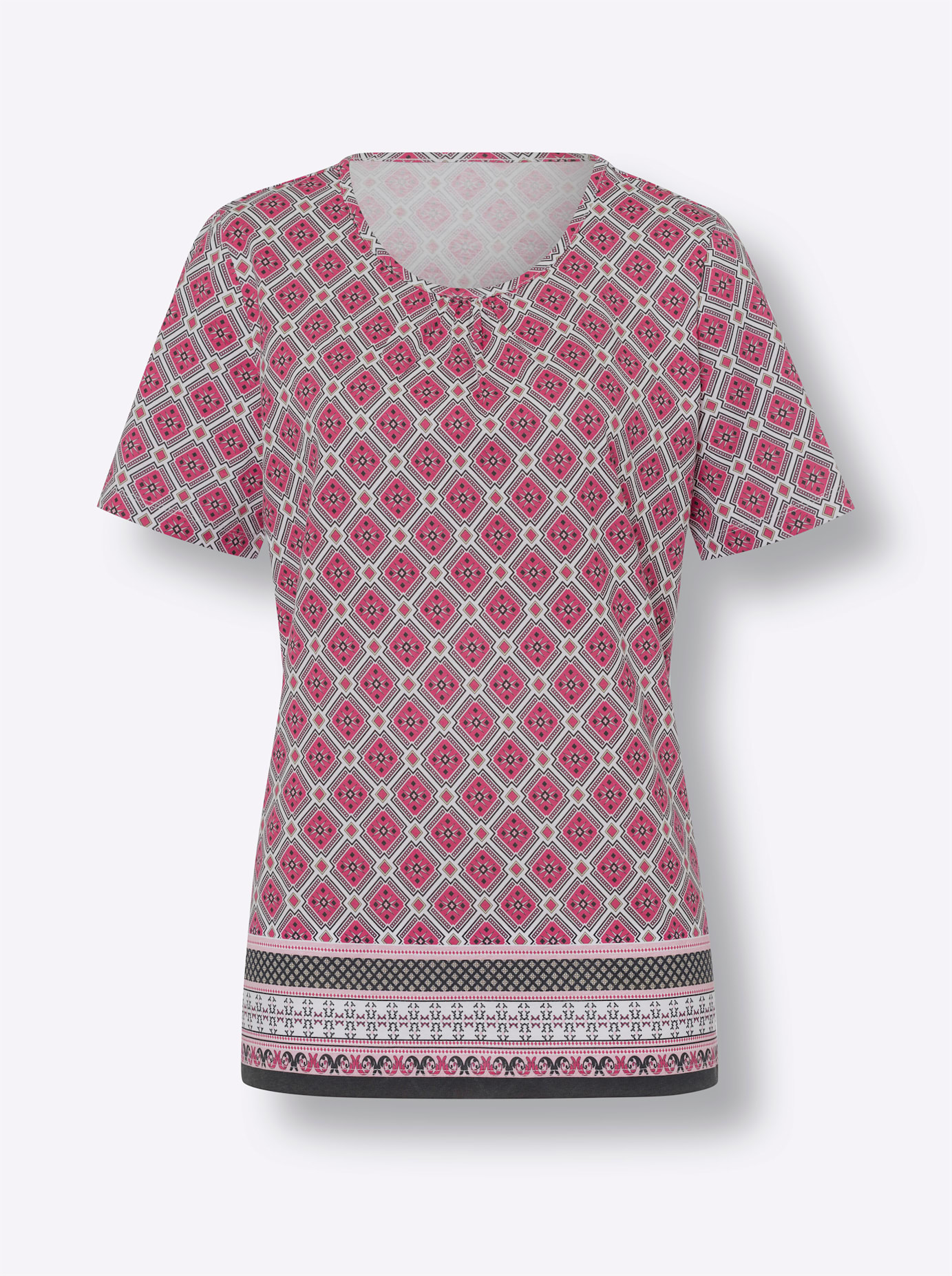 Thumbnail - Classic Basics Kurzarmshirt "Rundhals-Shirt", (1 tlg.)