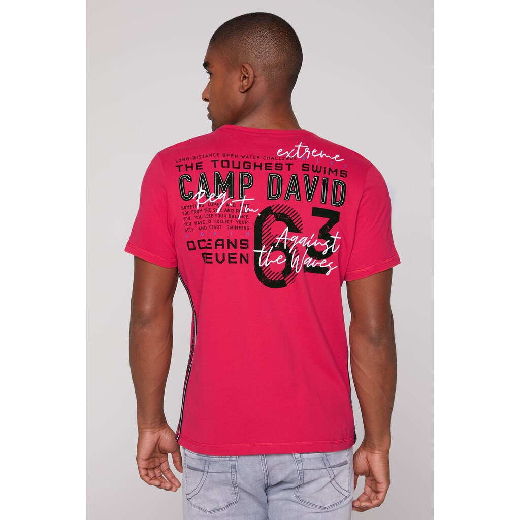 CAMP DAVID Rundhalsshirt