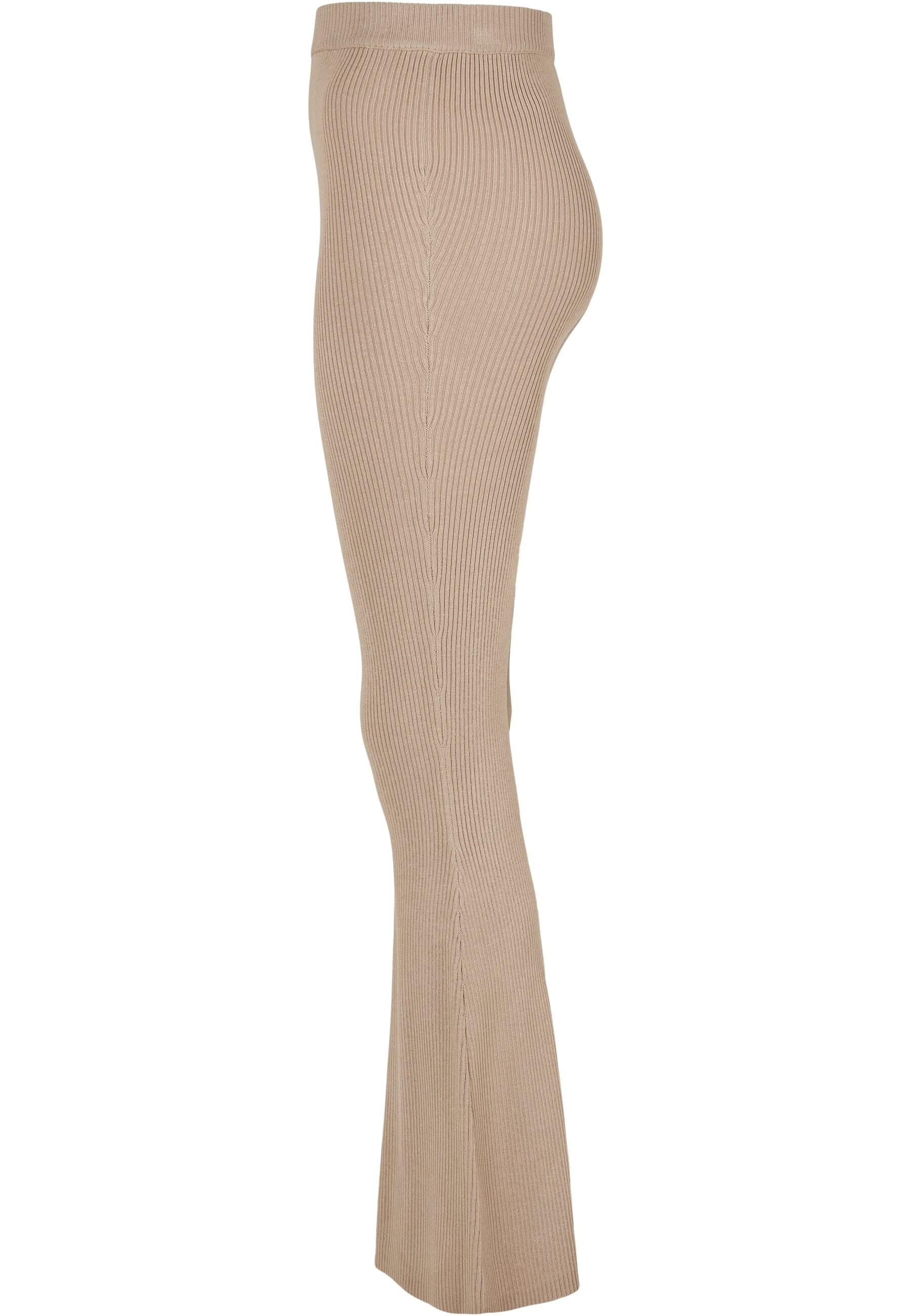 URBAN CLASSICS Leggings »Urban Classics Damen Ladies Rib Knit Bootcut Leggings«, (1 tlg.)