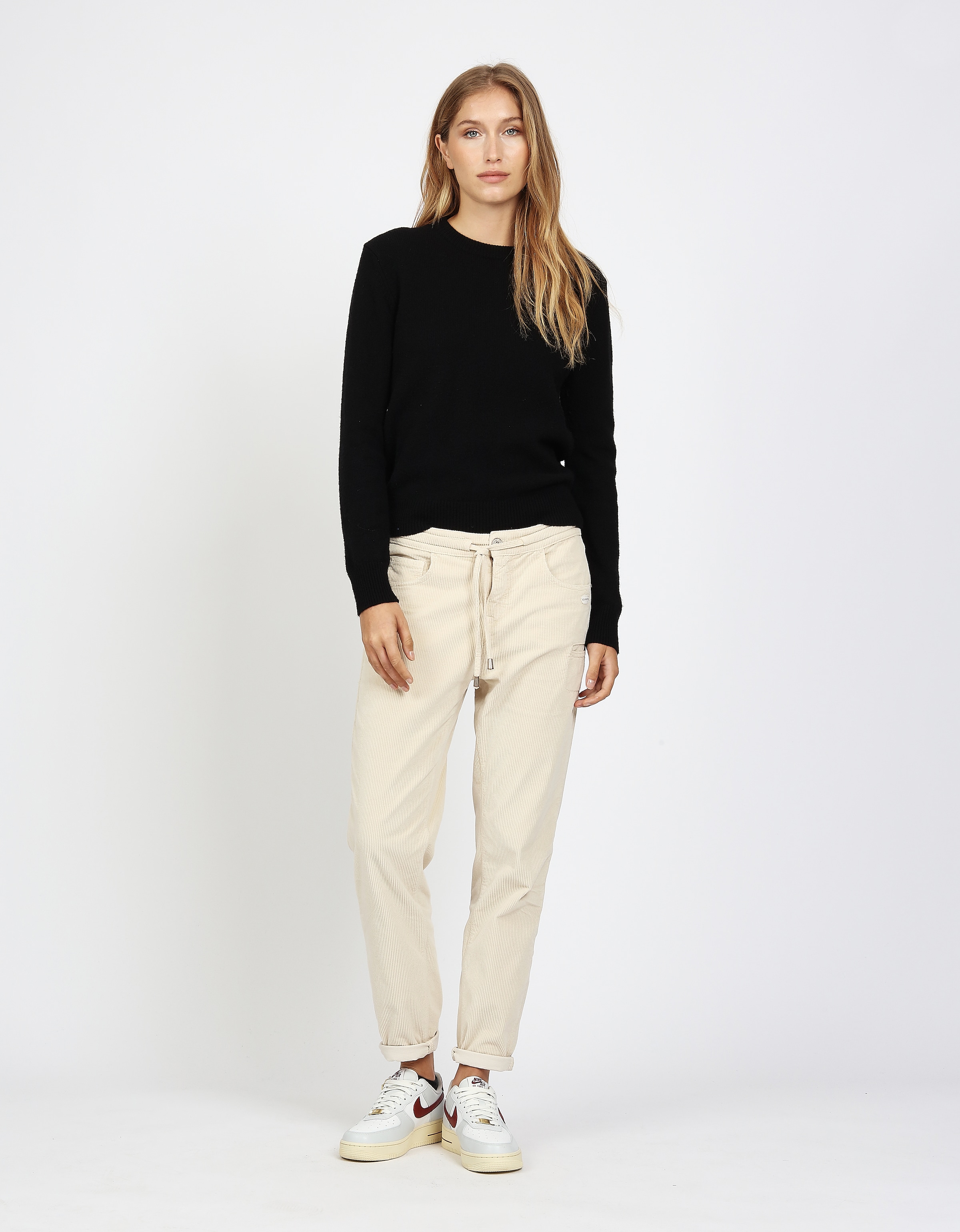 GANG Cordhose »94AMELIE JOGGER«  mit Tunnelzug am Bund