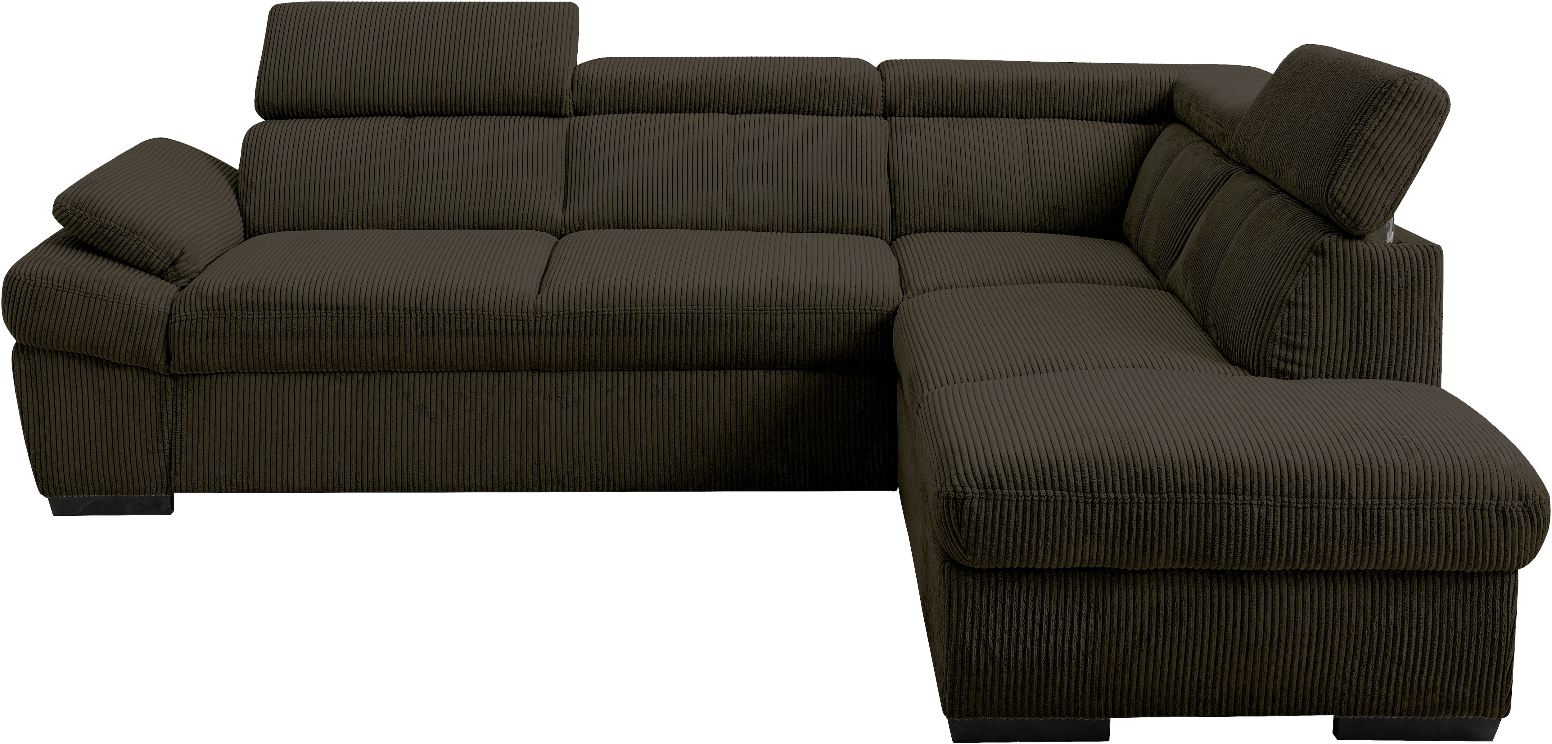 exxpo - sofa fashion Ecksofa inkl. Kopf- und Armteilverstellung, wahlweise mit Bettfunktion