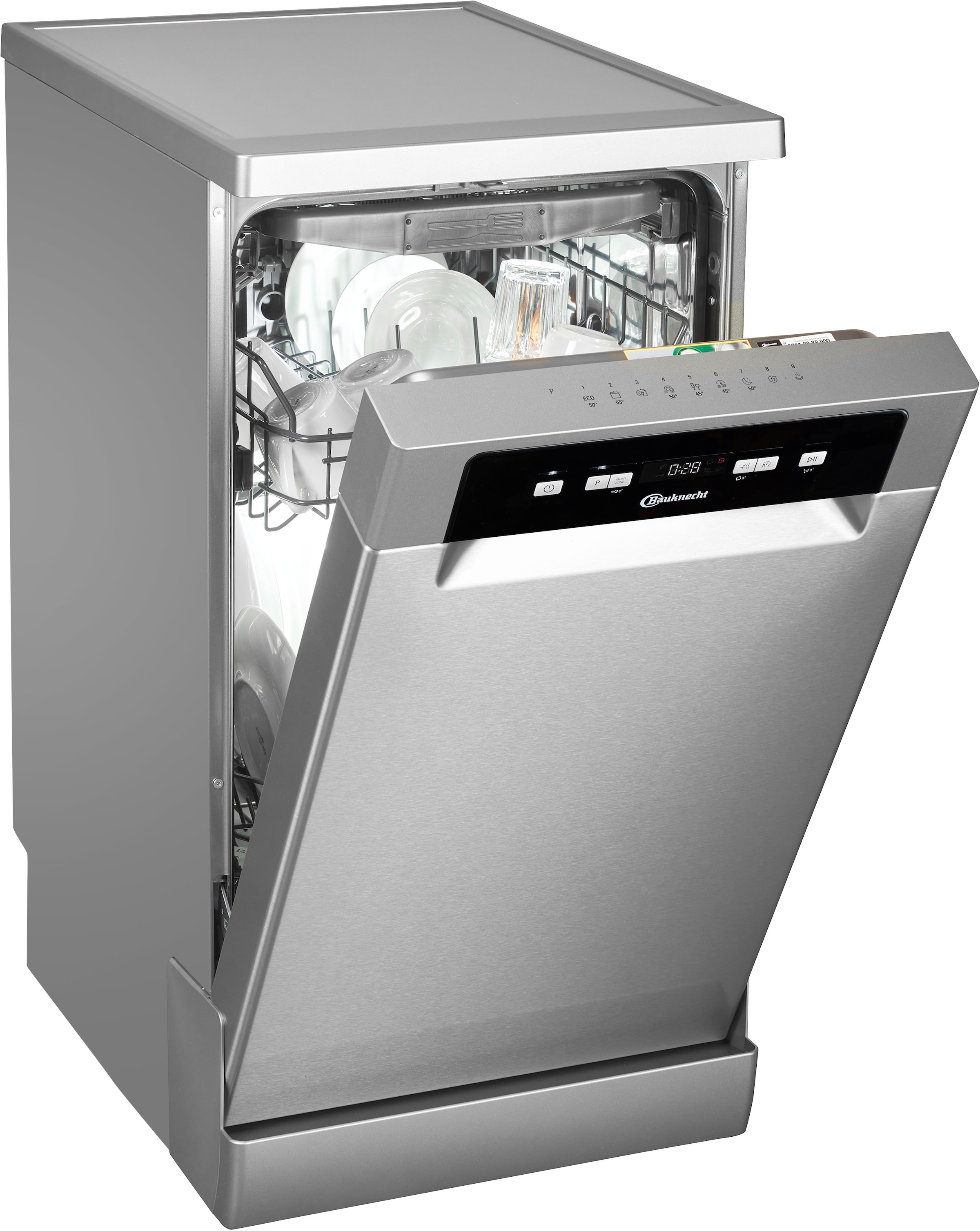 BAUKNECHT Standgeschirrspüler »BK4FC11BS7A0X«, 11 Maßgedecke, ActiveDry