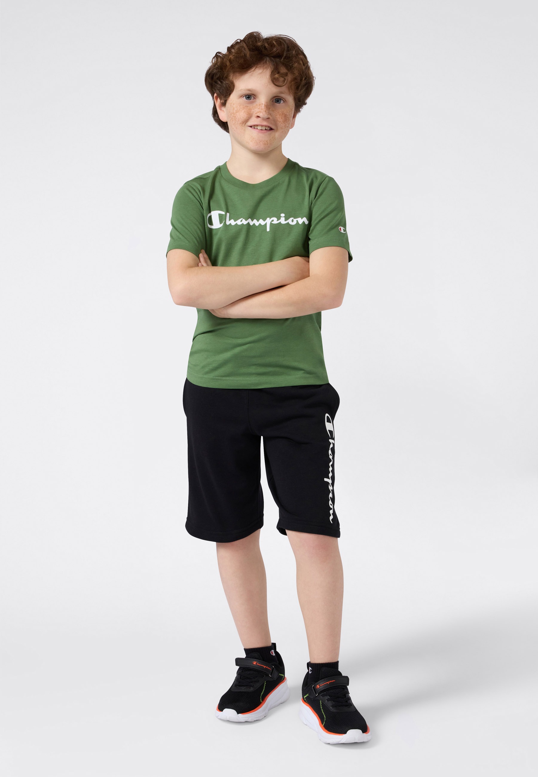 Thumbnail - Champion T-Shirt "SPORTWEAR T-SHIRT Standard Fit" 1 Stk. sportlicher Stil, Kurzarm, für Kinder, aus Baumwolle