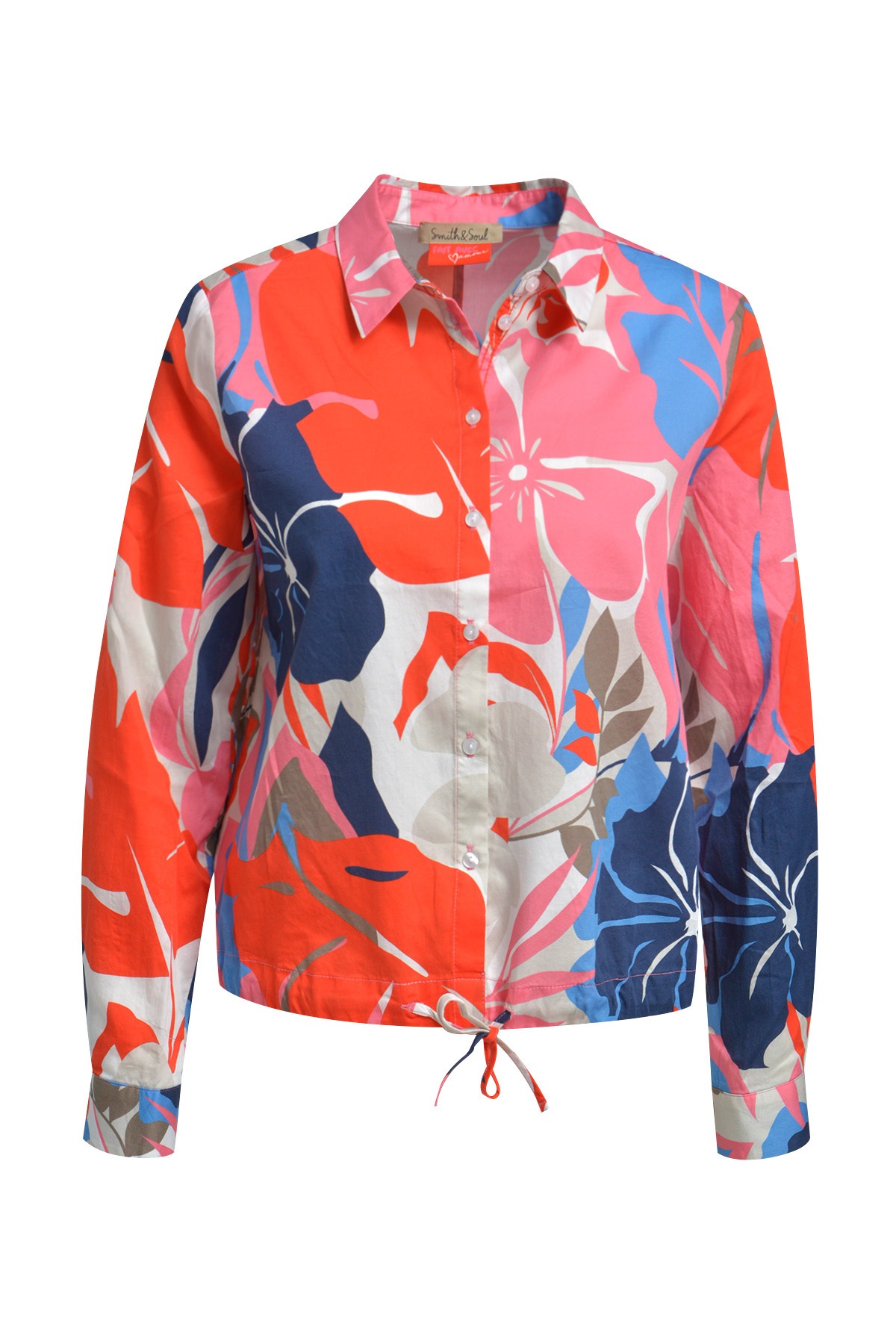 Smith & Soul Langarmbluse mit Tunnelzugband im Saum günstig online kaufen