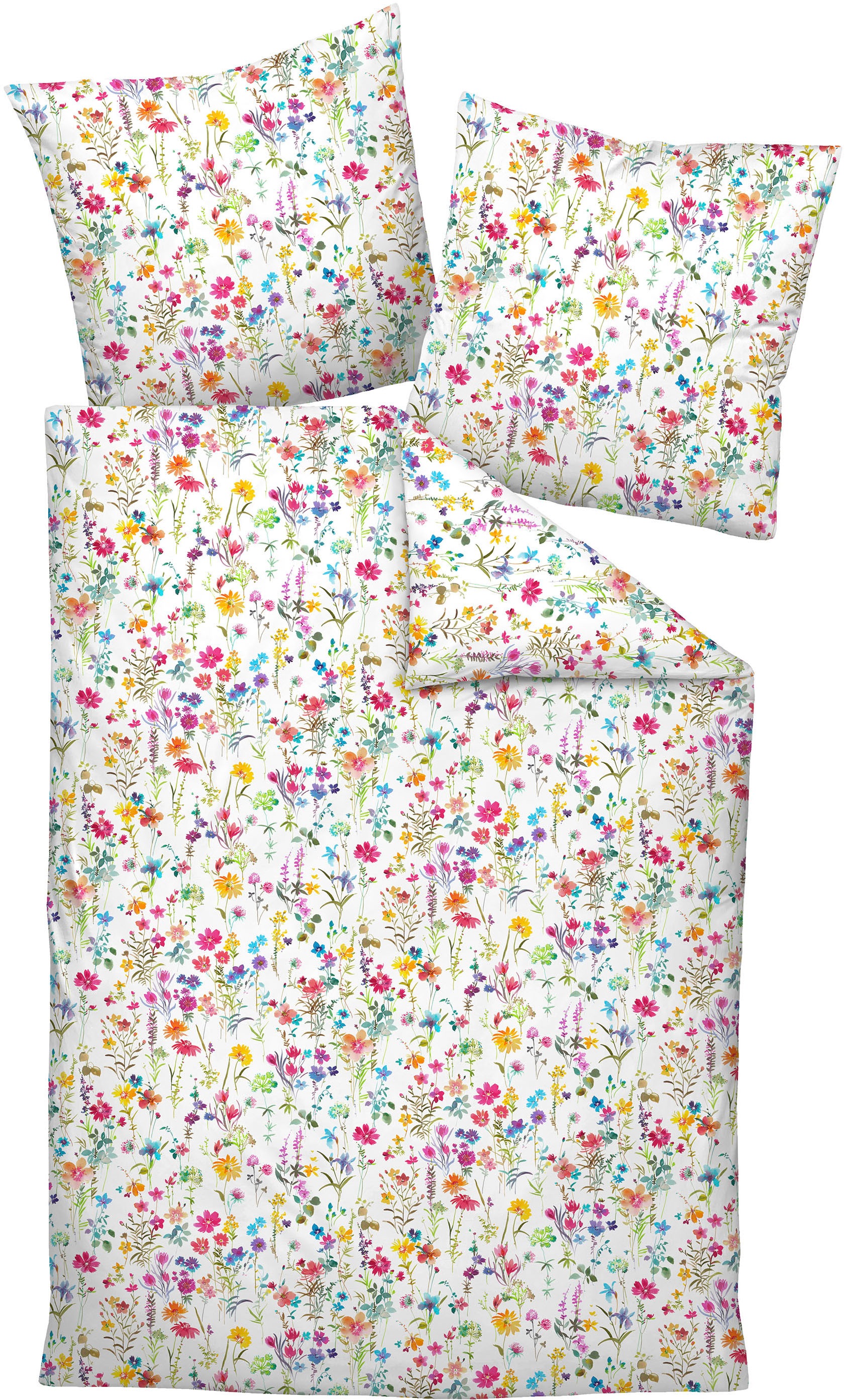 Janine Bettwäsche "CARMEN S 55130 09 * 155X220,80x80" mit Reißverschluss günstig online kaufen