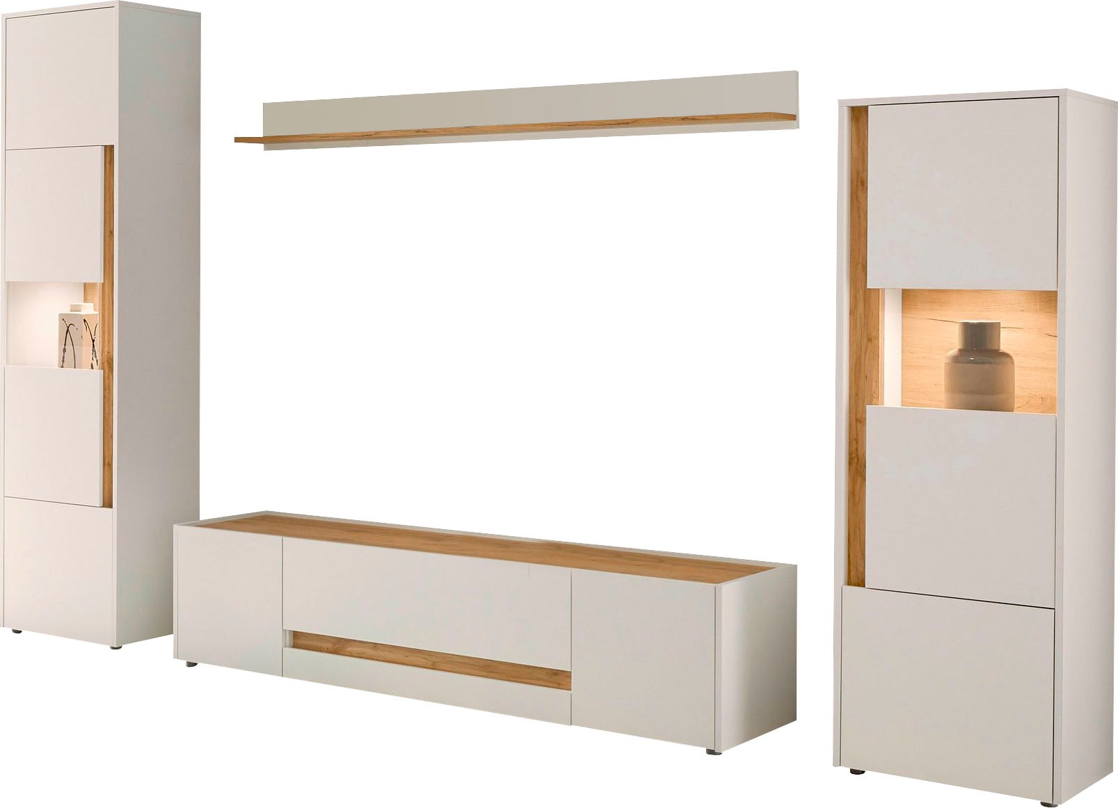 Home affaire Wohnwand "City/Giron, moderne Anbauwand, Komplettset in vielen günstig online kaufen