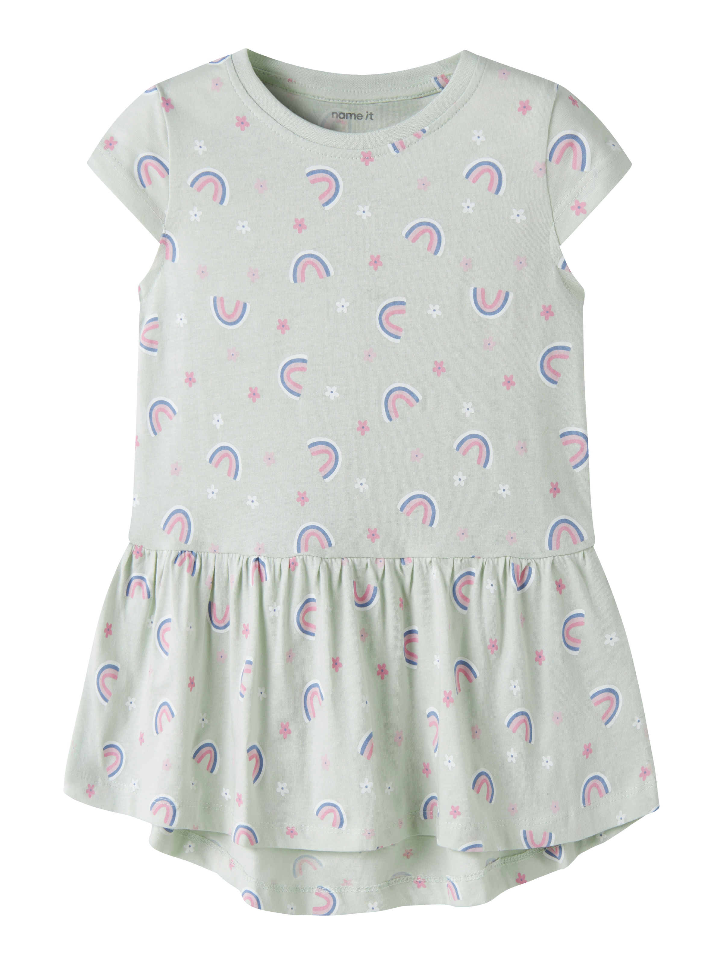 Name It Jerseykleid "NMFVIGGA CAPSL DRESS F1 NOOS" Baumwolle, regular fit