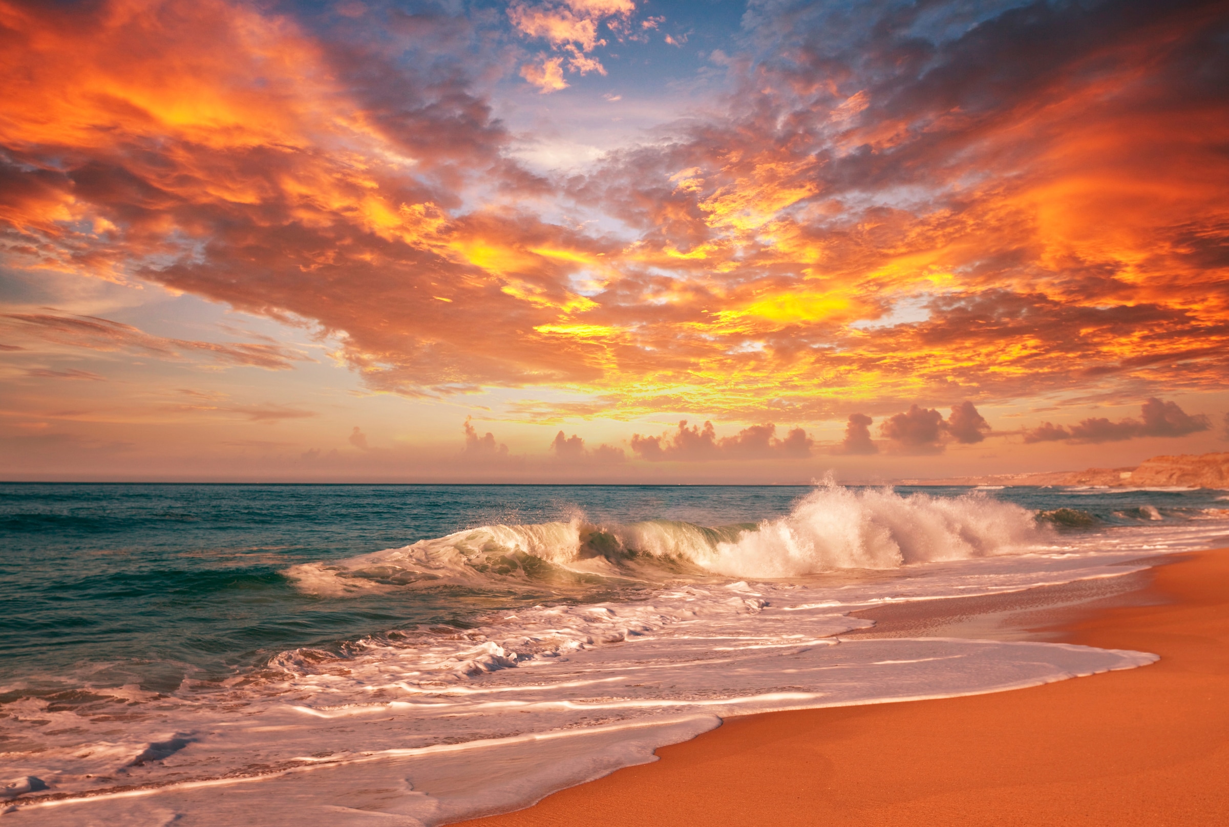 Papermoon Fototapete "Sea Sunset" glatt günstig online kaufen