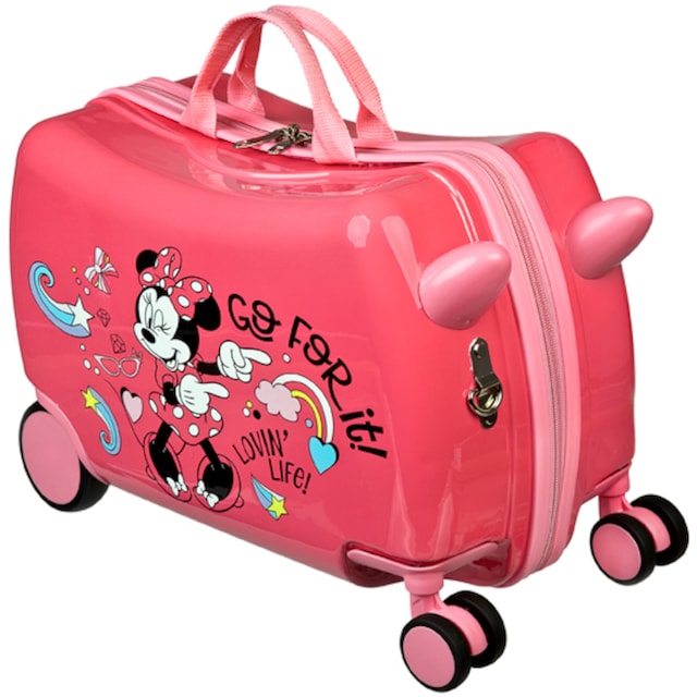 UNDERCOVER Kinderkoffer »Ride-on Trolley, Minnie Mouse«, 4 Rollen, zum  sitzen und ziehen bestellen | BAUR