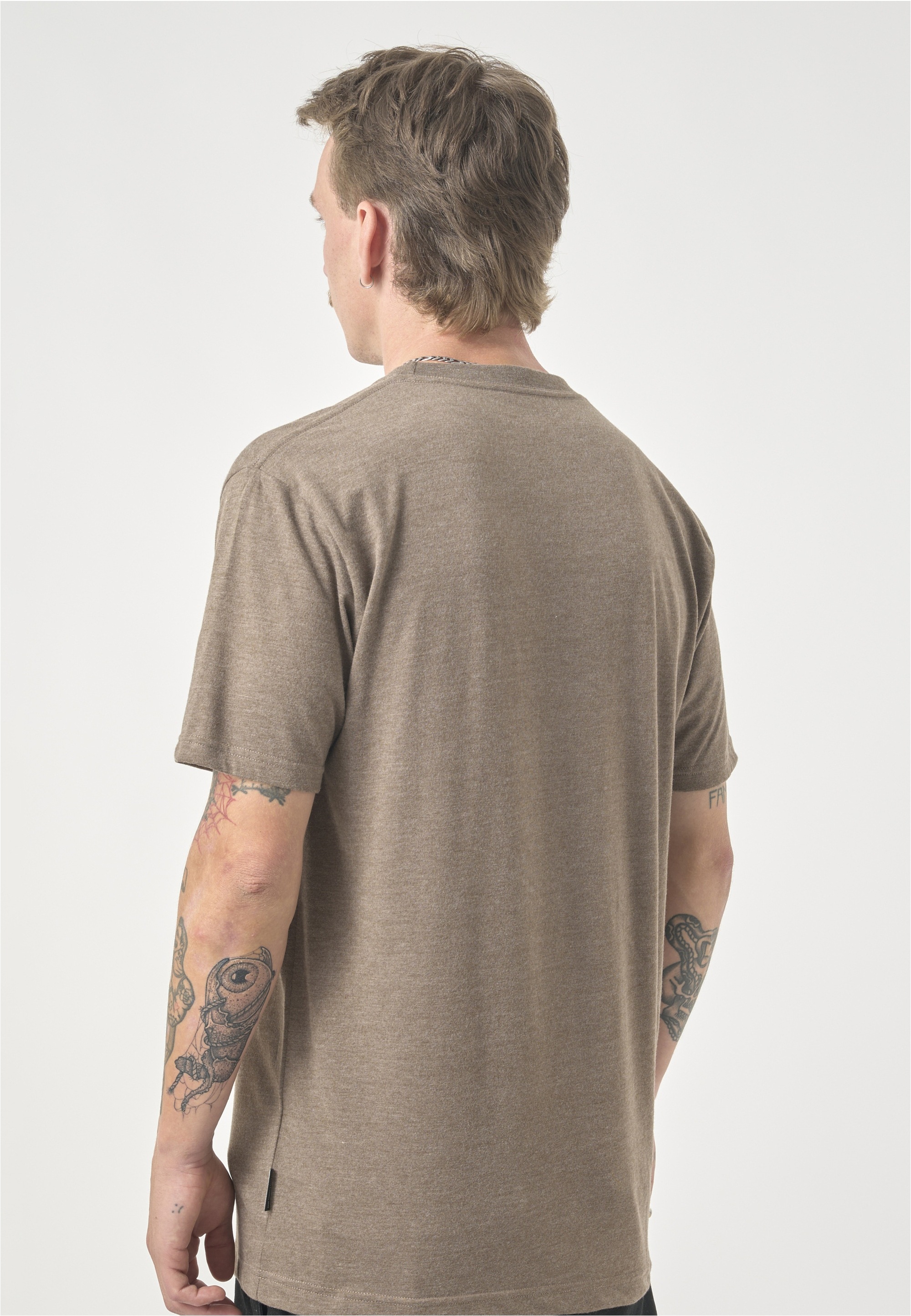 Thumbnail - Cleptomanicx T-Shirt "Ligull Regular" 1 Stk. tlg. mit kleiner Logo-Stickerei