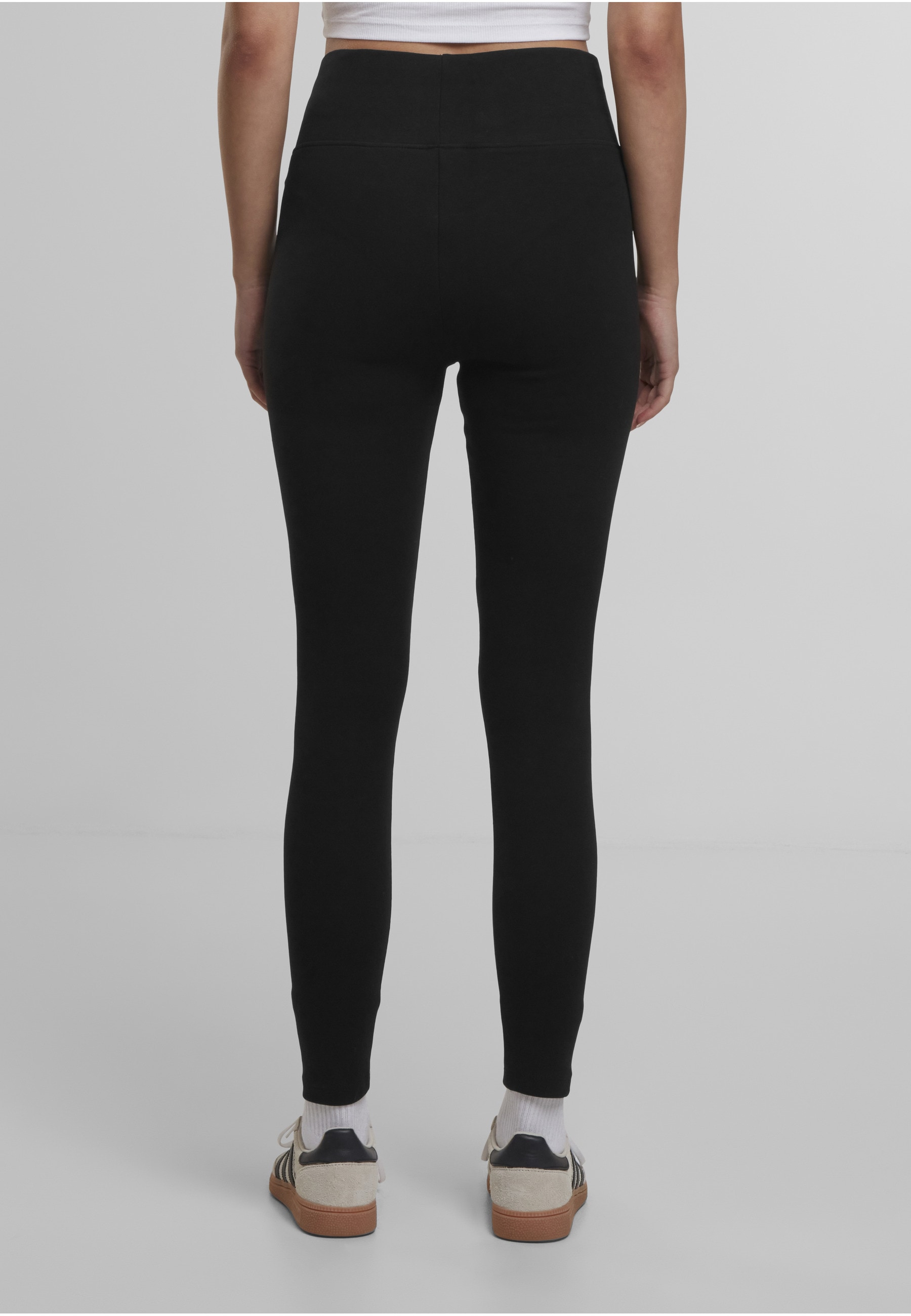 URBAN CLASSICS Leggings »Urban Classics Damen Ladies High Waist Jersey Leggings 2-Pack«