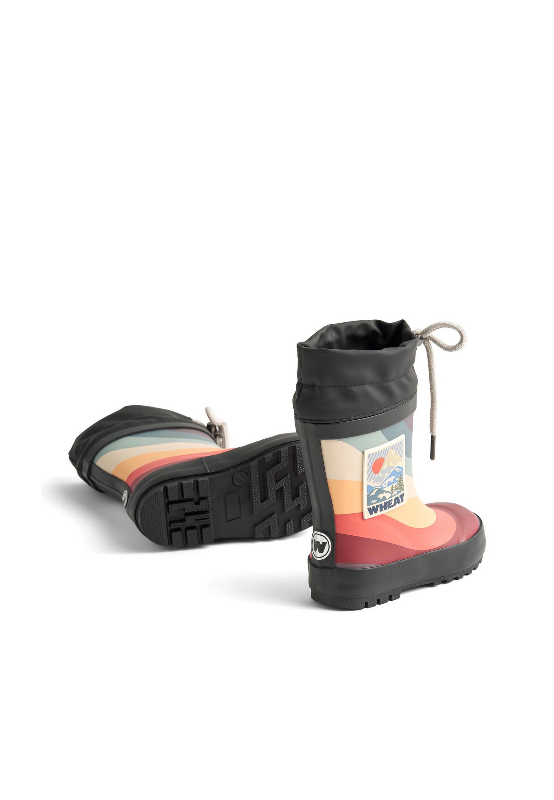 WHEAT Rubber Boot Thermo Print Unisex Rainbow 23 3