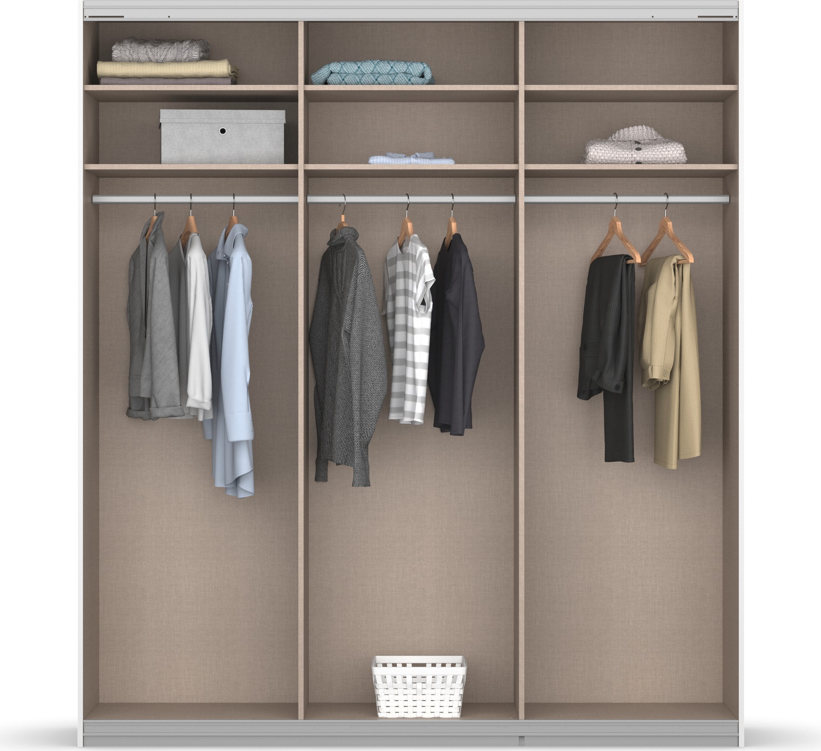 Thumbnail - rauch Schwebetürenschrank "Kleiderschrank Schrank Garderobe Wäscheschrank Ankleide OTELI" Breiten 203/271/315/360 cm Höh...